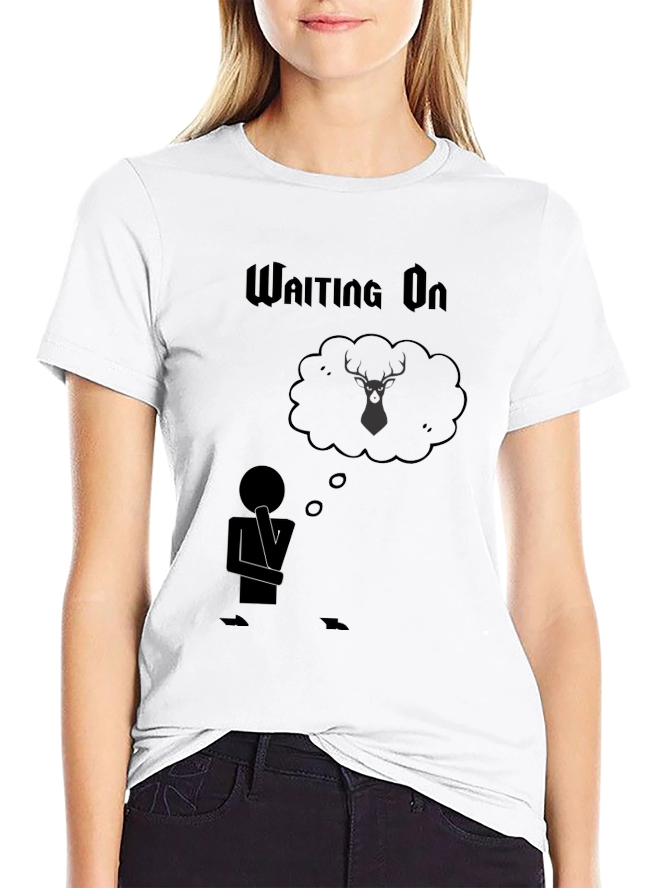 Waiting on Deer T-Shirt - Hunting Season Tee