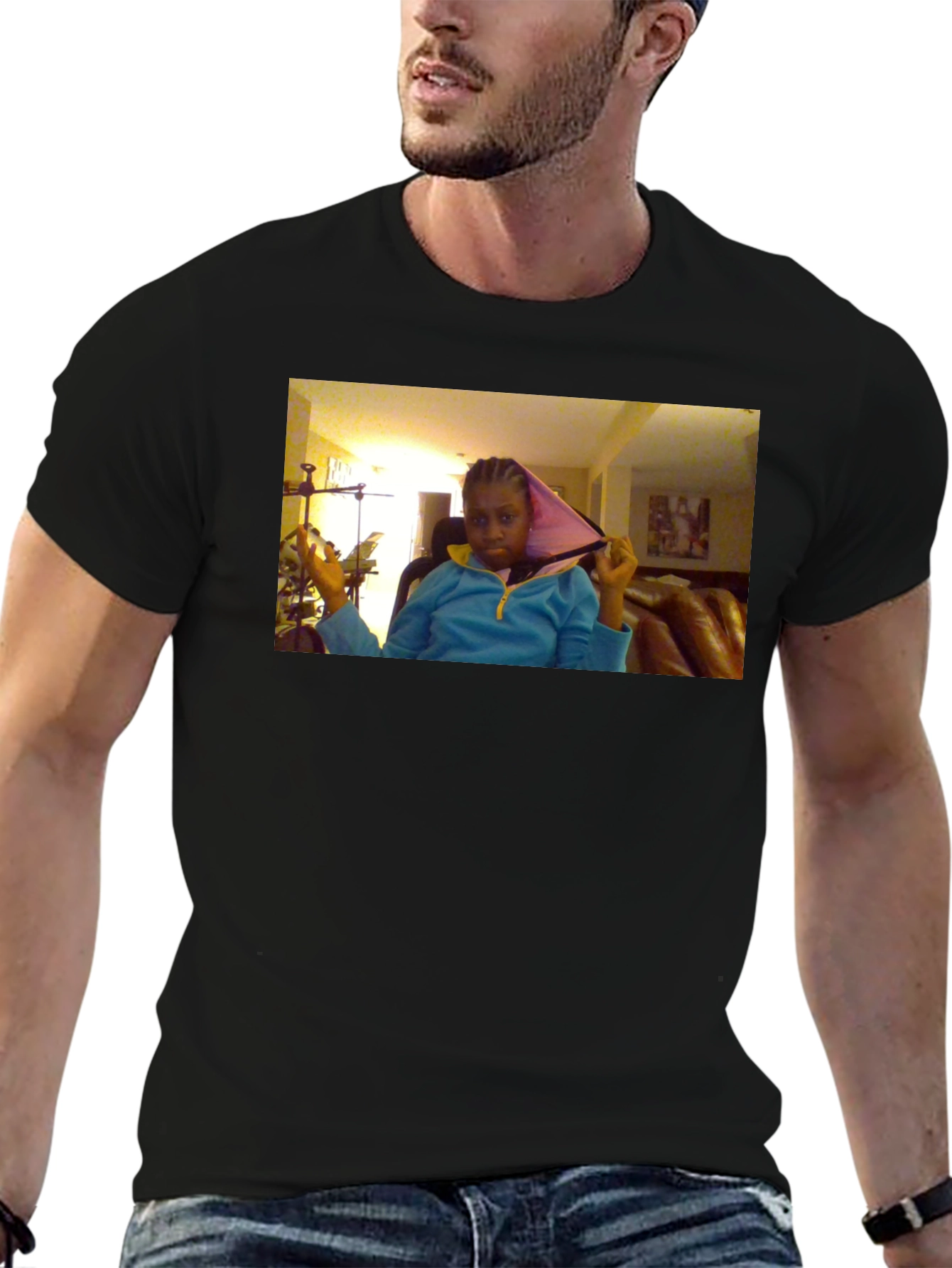Novelty T-Shirt with Unique Graphic