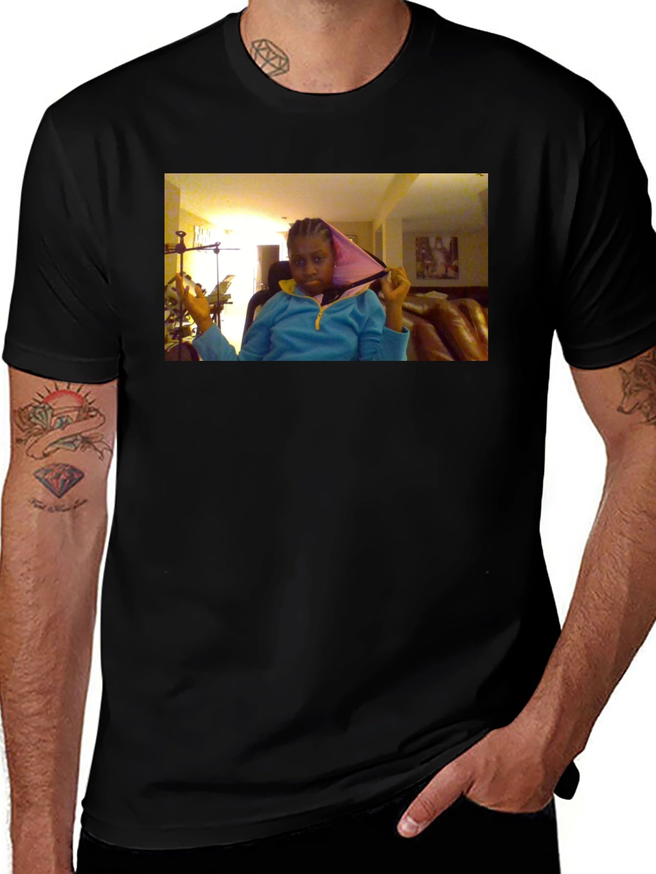 Novelty T-Shirt with Unique Graphic