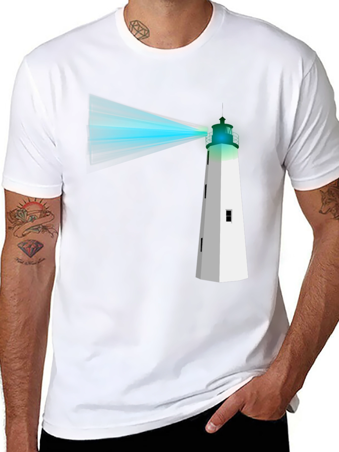 Lighthouse Graphic Tee - Stylish & Unique!
