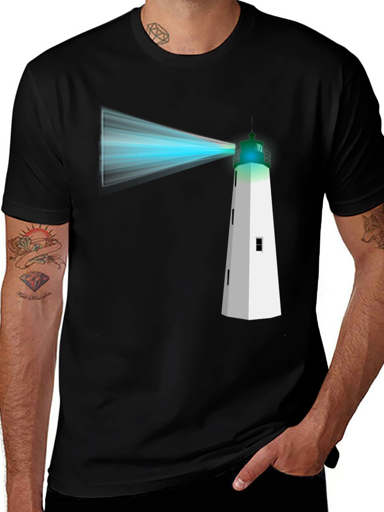 Lighthouse Graphic Tee - Stylish & Unique!