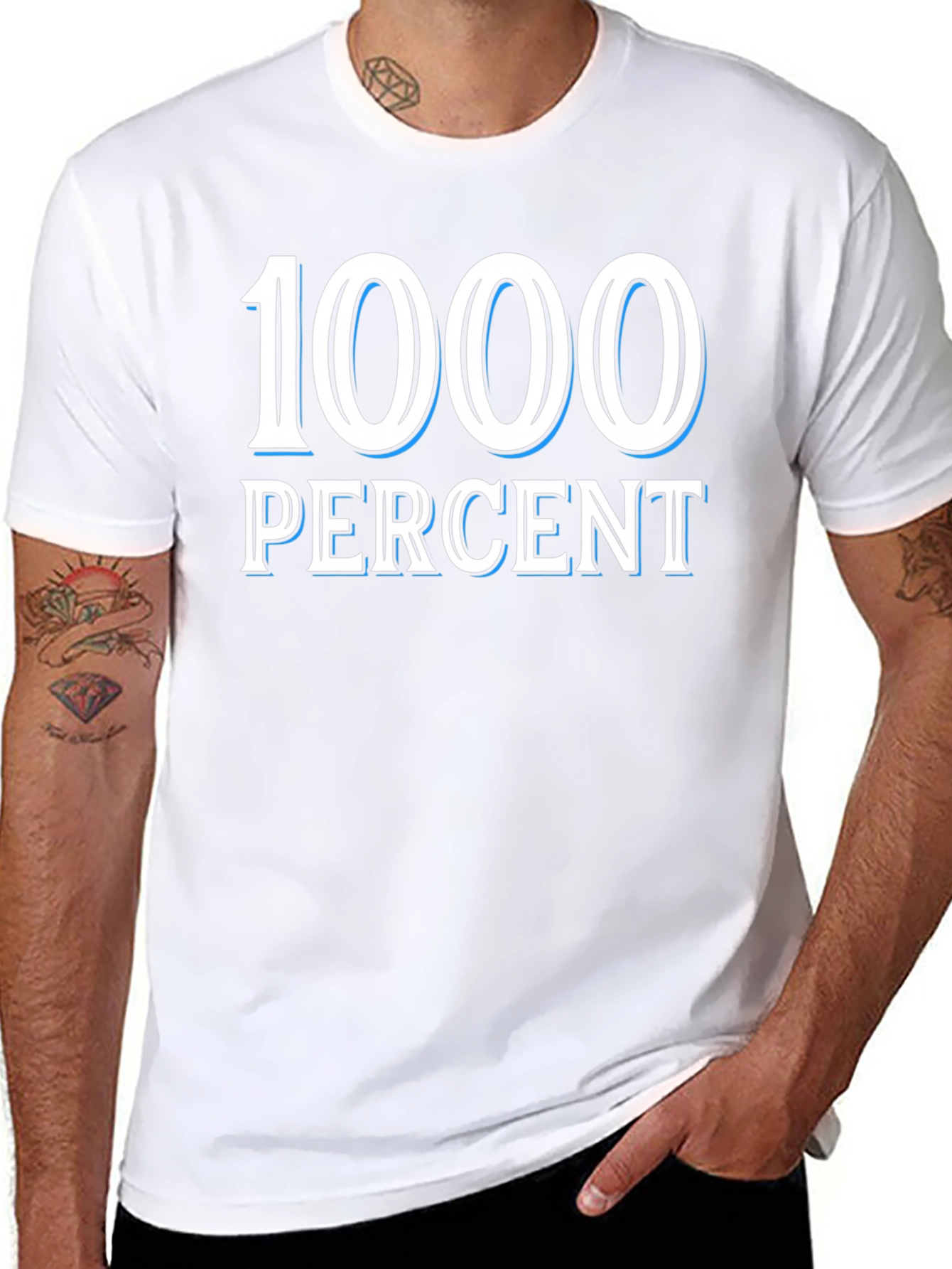 1000 Percent T-Shirt - Bold Graphic Tee
