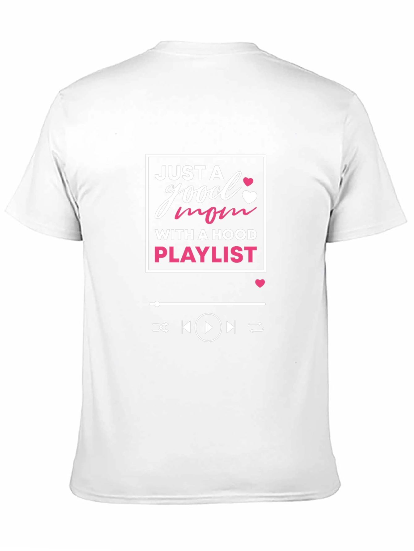 Good Mom with a Hood Playlist T-Shirt