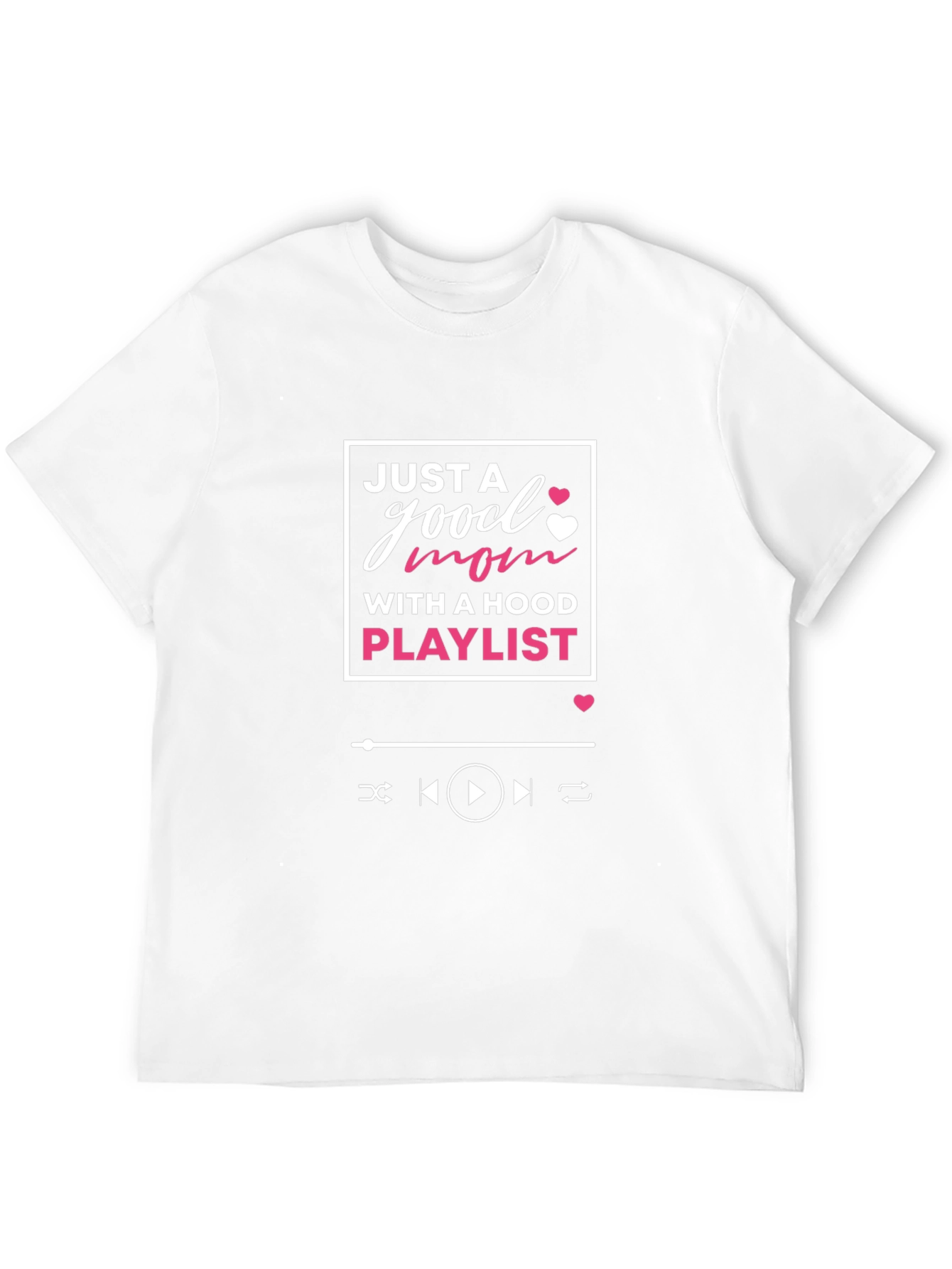 Good Mom with a Hood Playlist T-Shirt