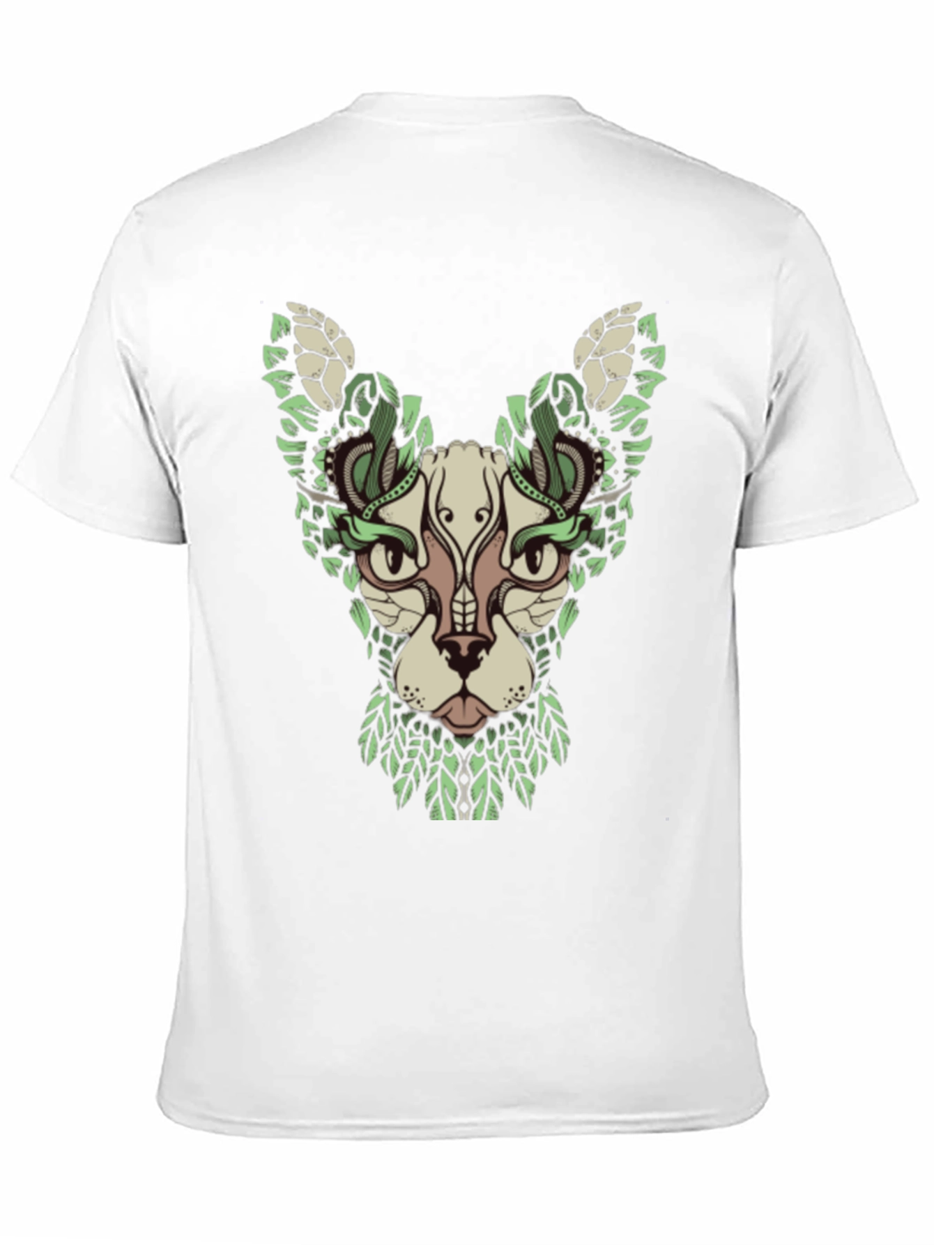 Botanical Cat Graphic T-Shirt