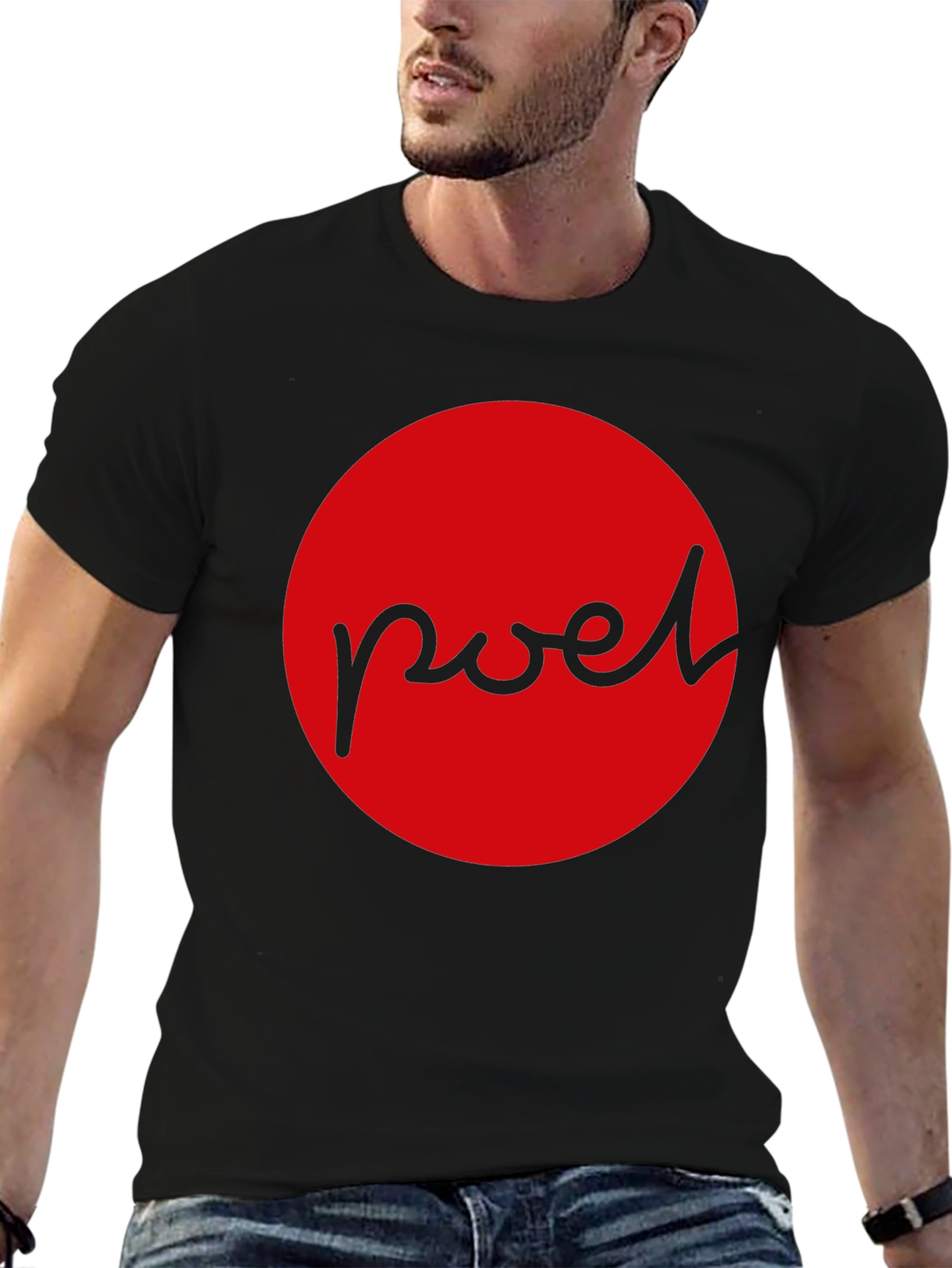 Red Circle Graphic Tee - Pwel Design