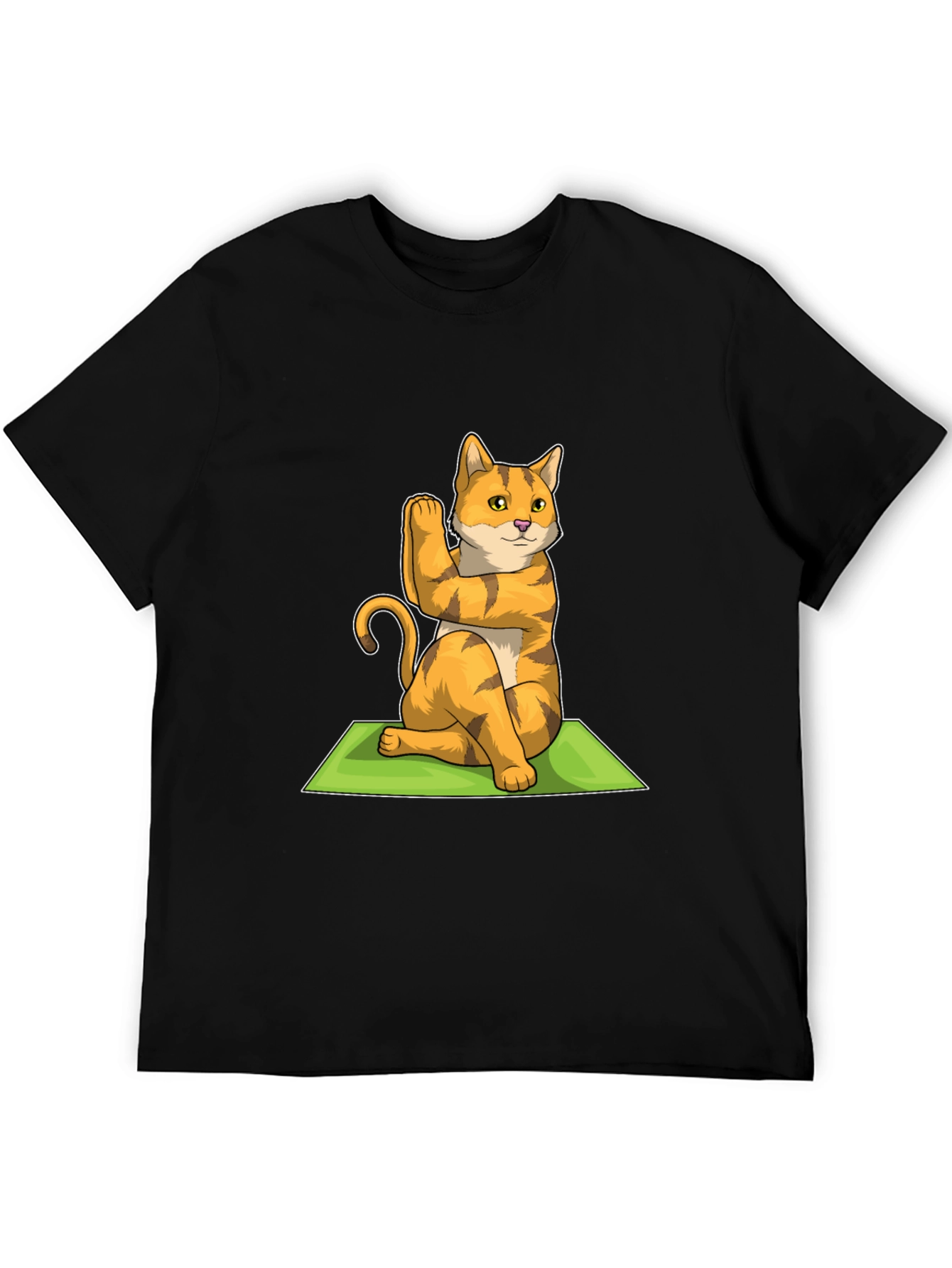 Yoga Cat T-Shirt - Meditating Feline Tee