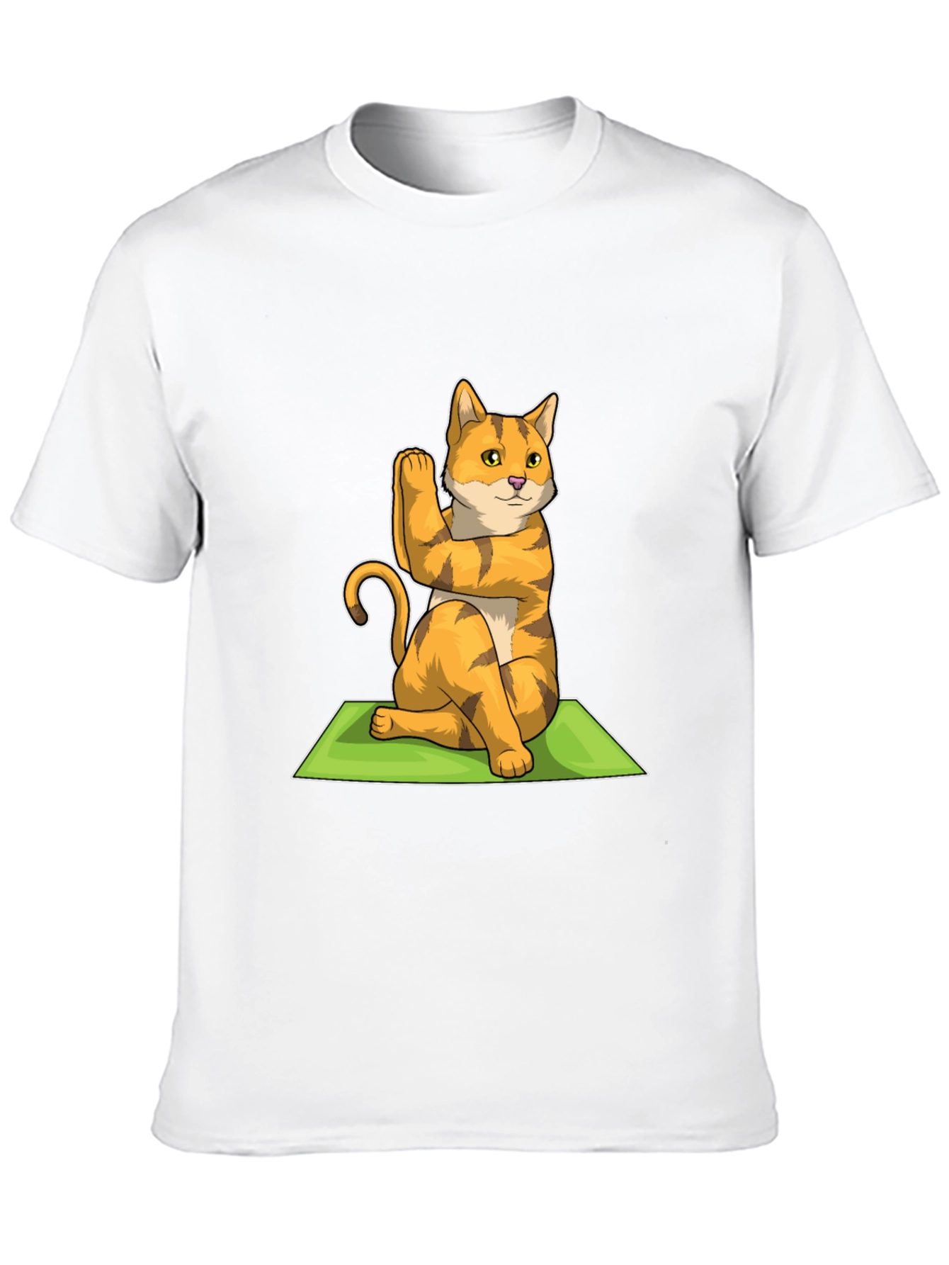Yoga Cat T-Shirt - Meditating Feline Tee
