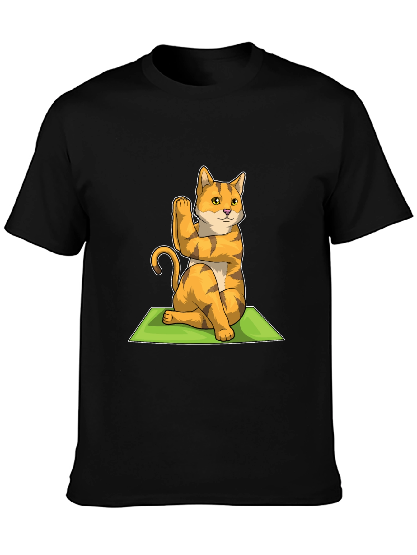 Yoga Cat T-Shirt - Meditating Feline Tee