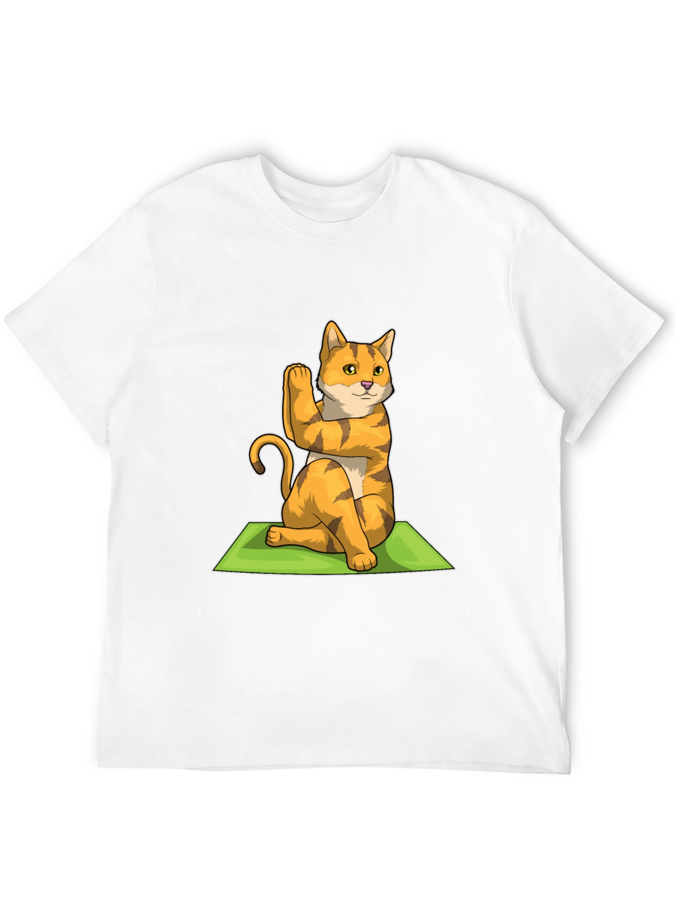 Yoga Cat T-Shirt - Meditating Feline Tee