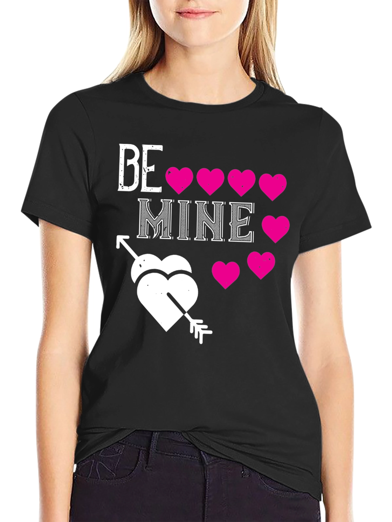 Be Mine T-Shirt - Valentines Day Heart Tee