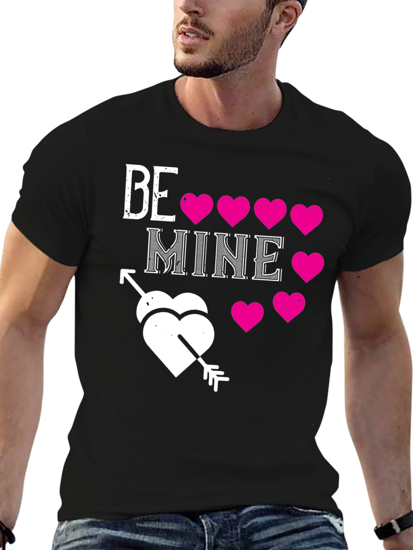 Be Mine T-Shirt - Valentines Day Heart Tee