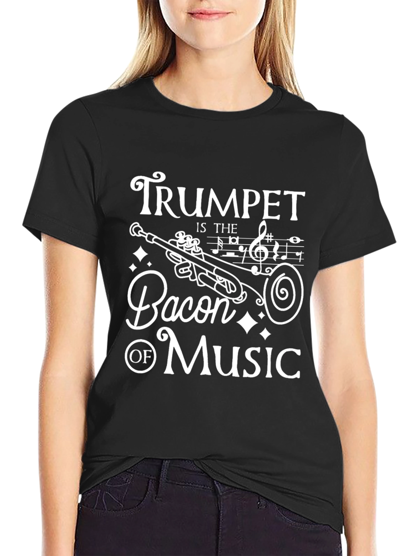 Trumpet is the Bacon of Music Graphic Tee