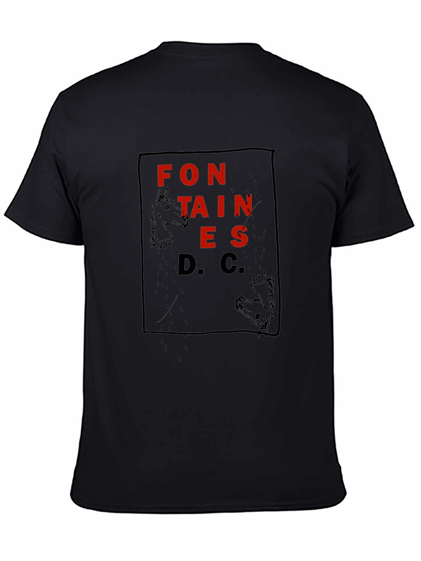 Fontaines D.C. Graphic Black T-Shirt