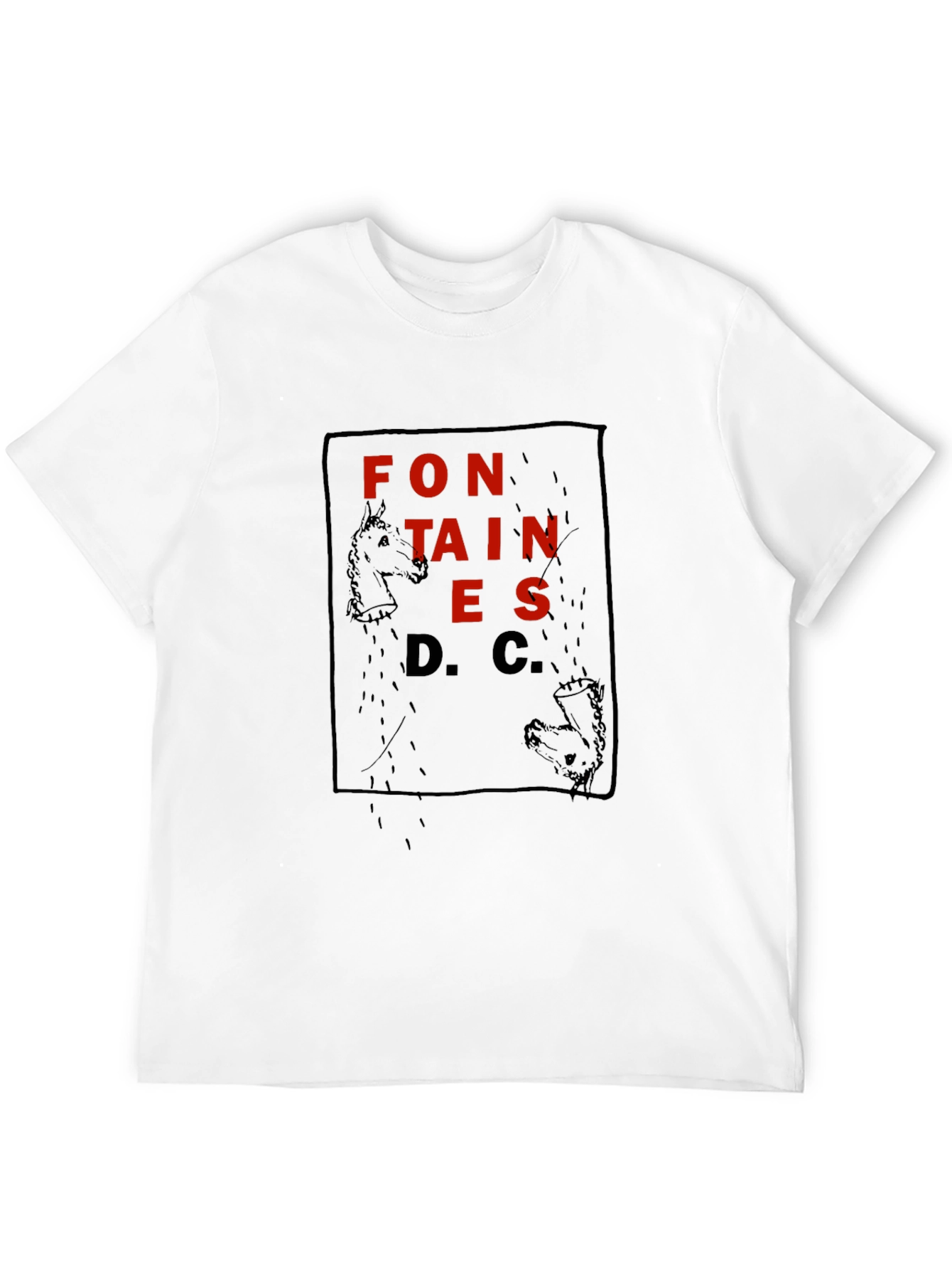 Fontaines D.C. Graphic Black T-Shirt