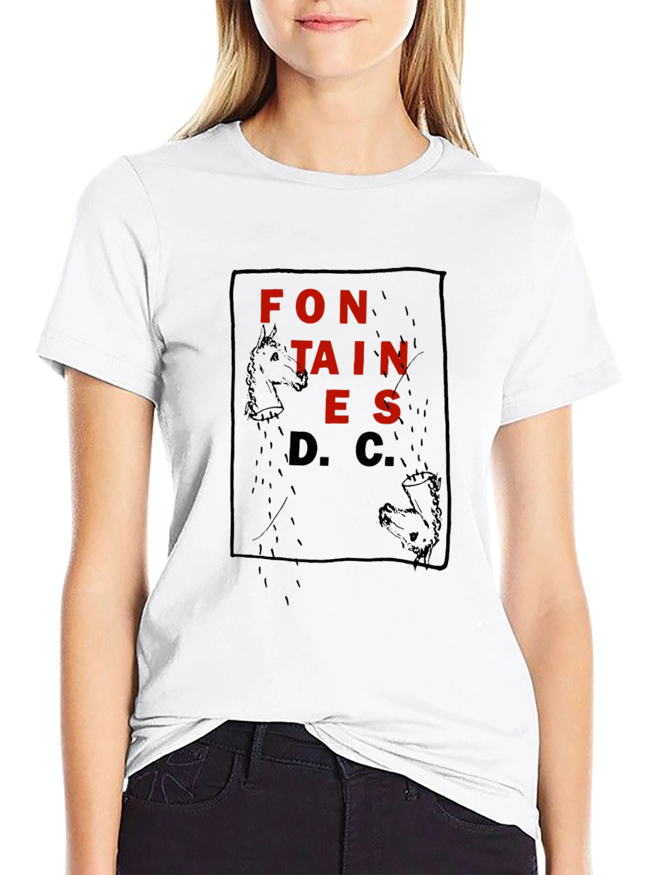 Fontaines D.C. Graphic Black T-Shirt