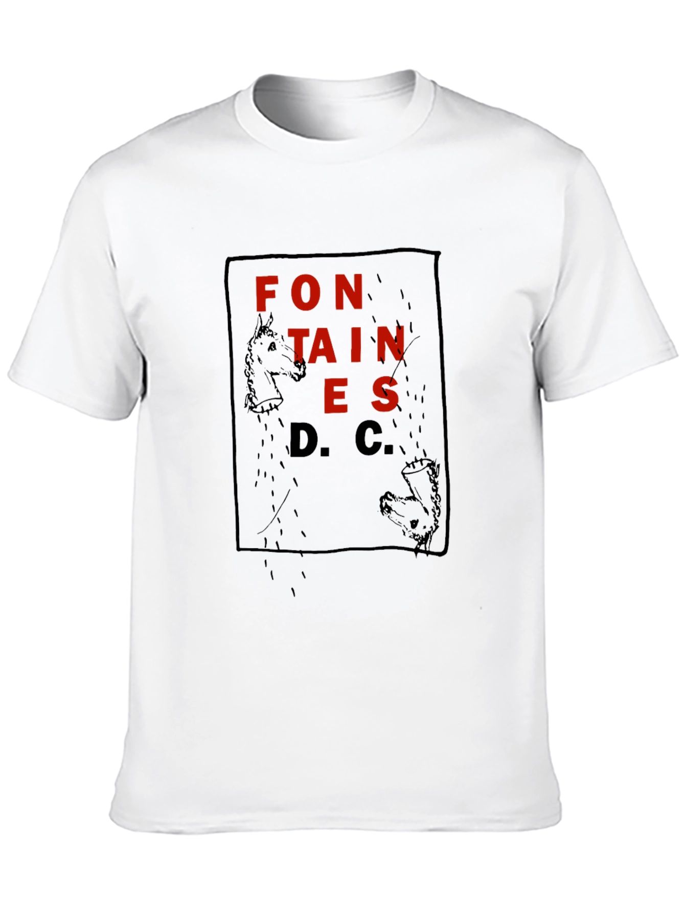Fontaines D.C. Graphic Black T-Shirt