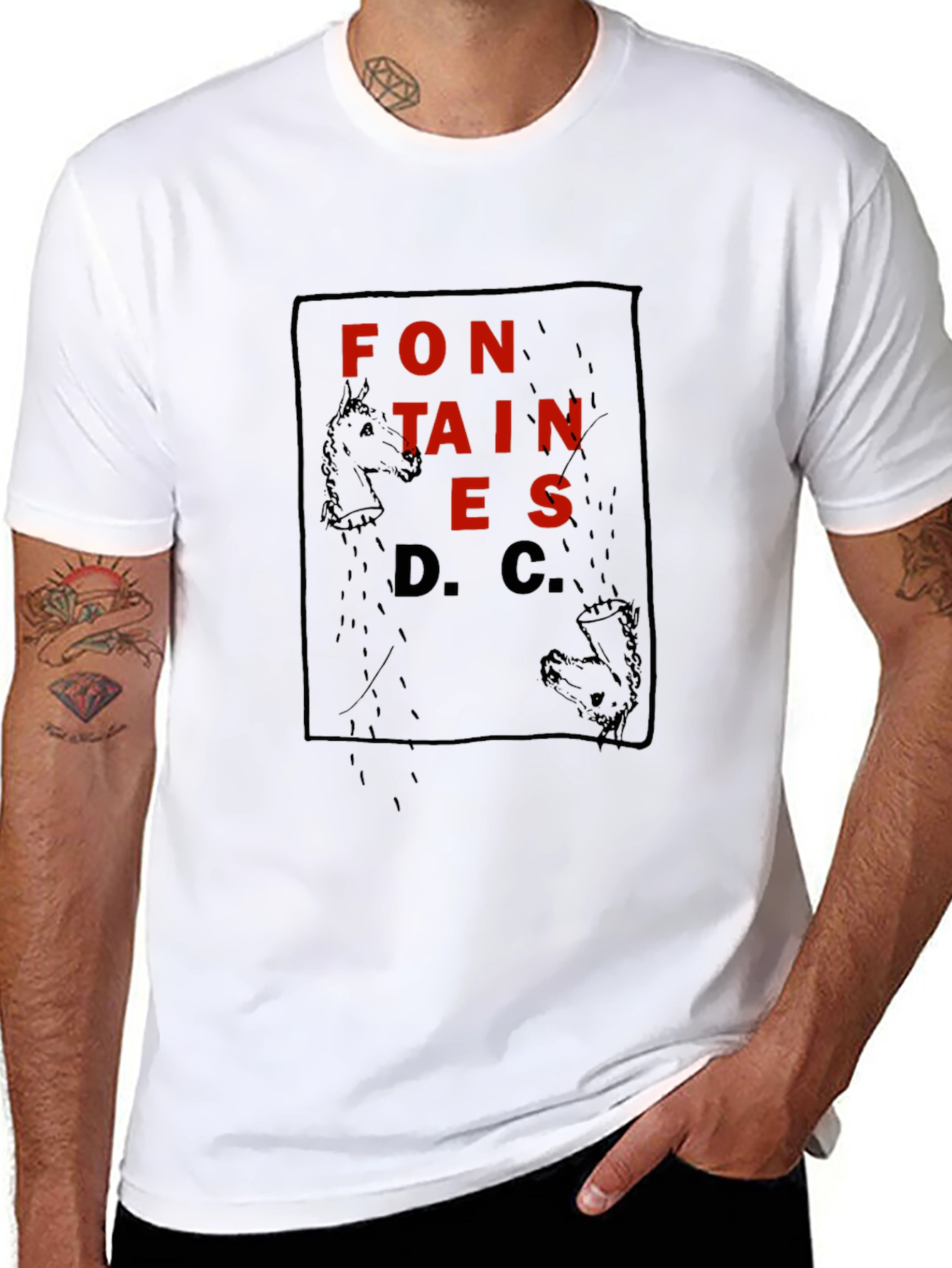 Fontaines D.C. Graphic Black T-Shirt