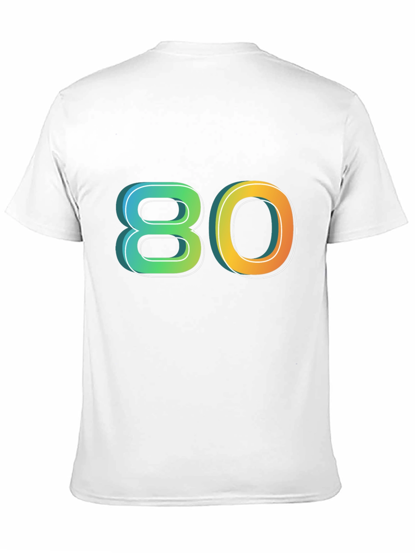 Retro 80s Graphic Tee - Black Cotton Blend