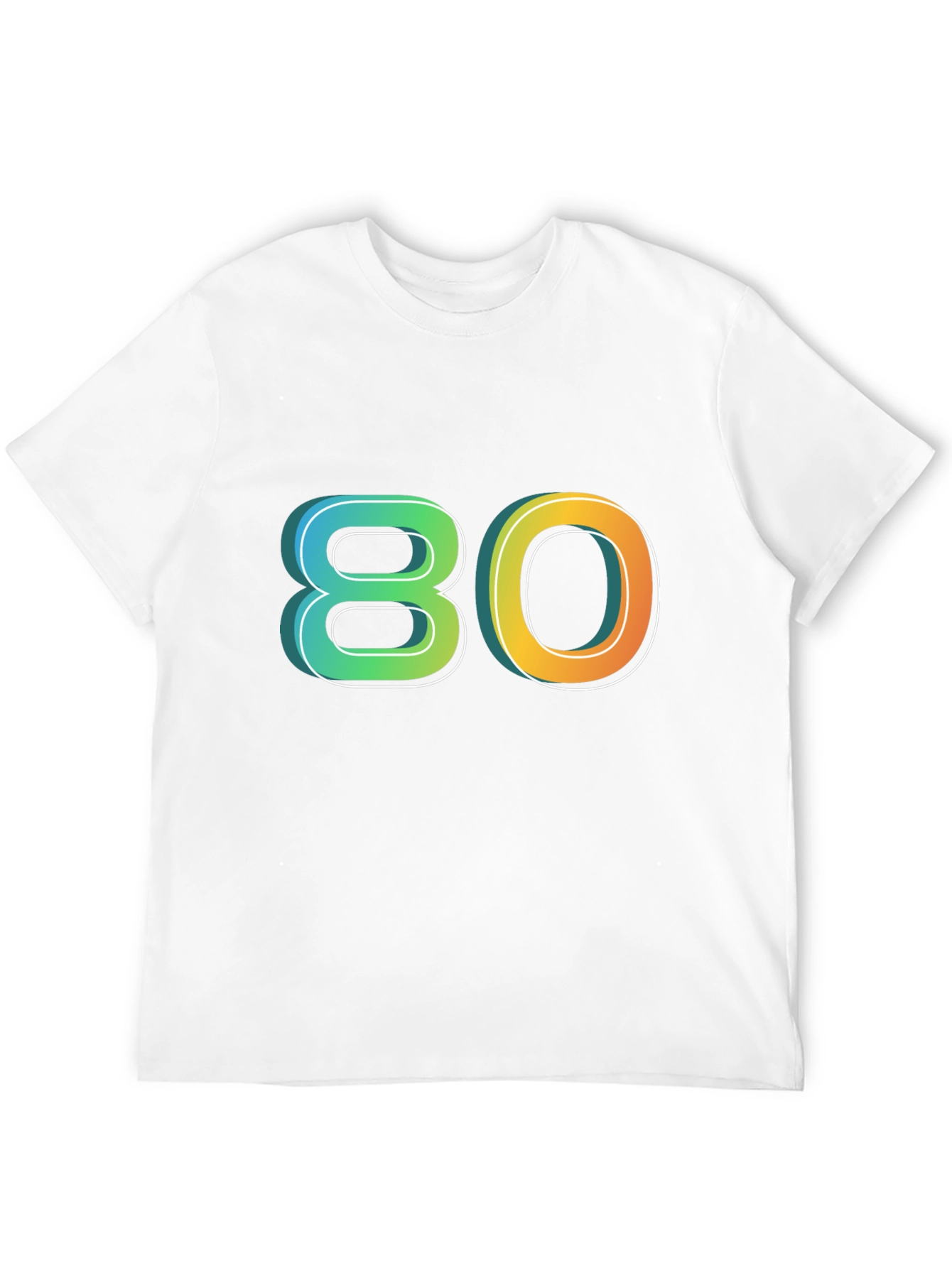 Retro 80s Graphic Tee - Black Cotton Blend