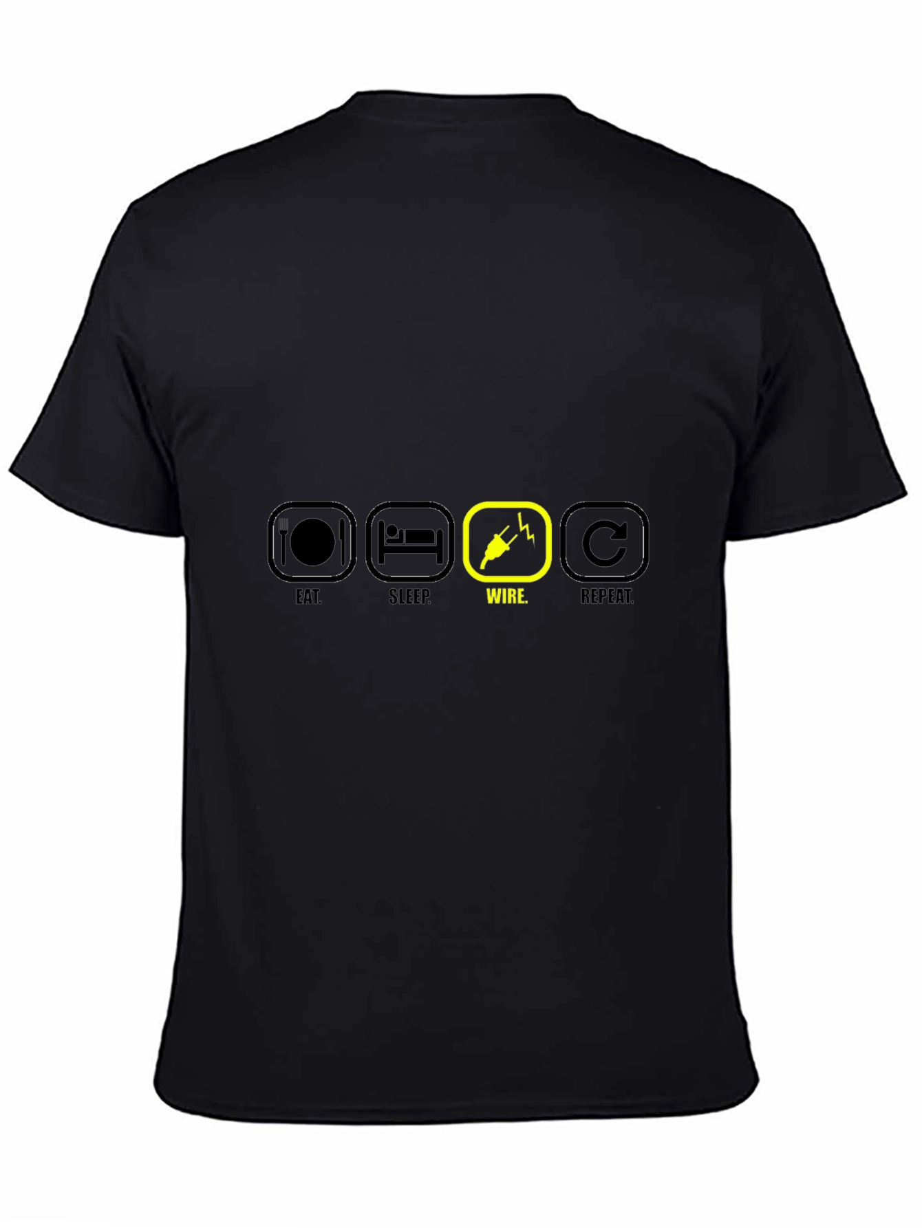 Eat Sleep Wire Repeat T-Shirt Electrician Gift