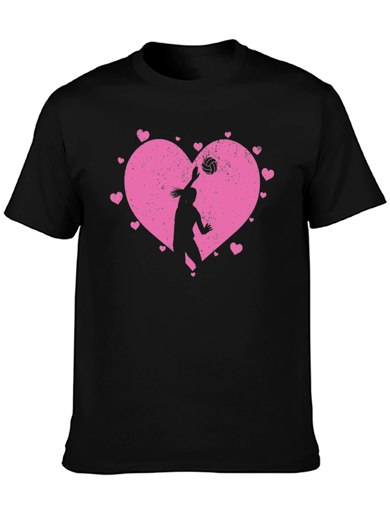 Volleyball Heart Graphic Tee