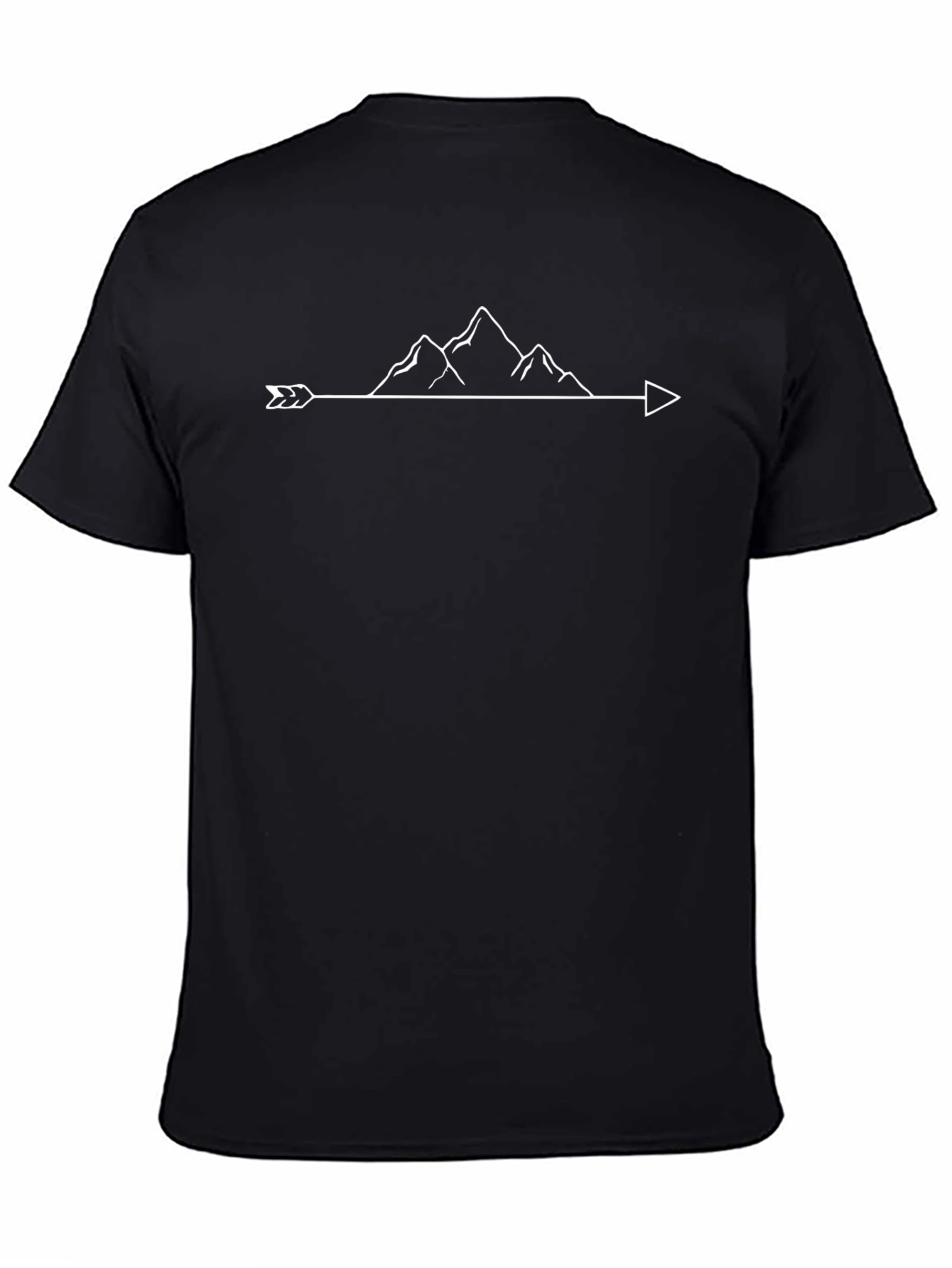 Mountain Arrow Graphic Tee - Nature Adventure Shirt