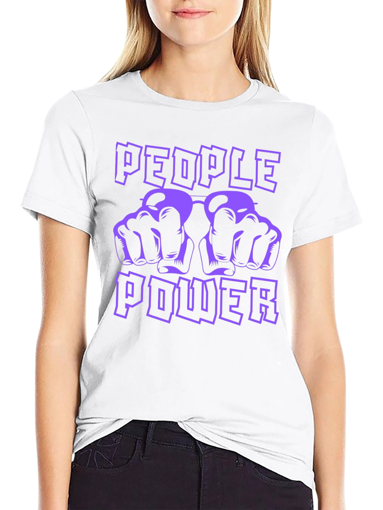 People Power Graphic T-Shirt - Bold Statement Tee