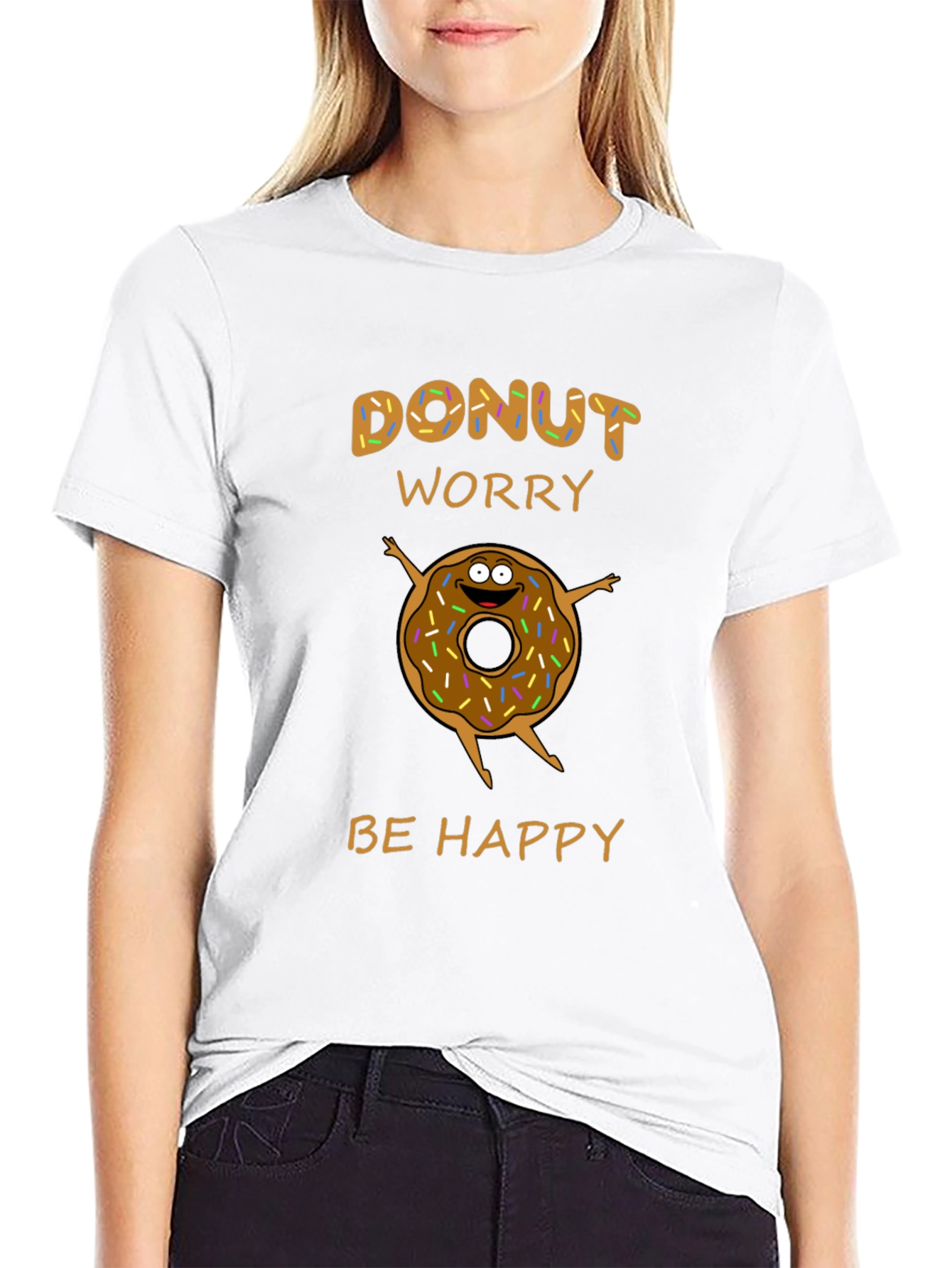 Donut Worry Be Happy T-Shirt