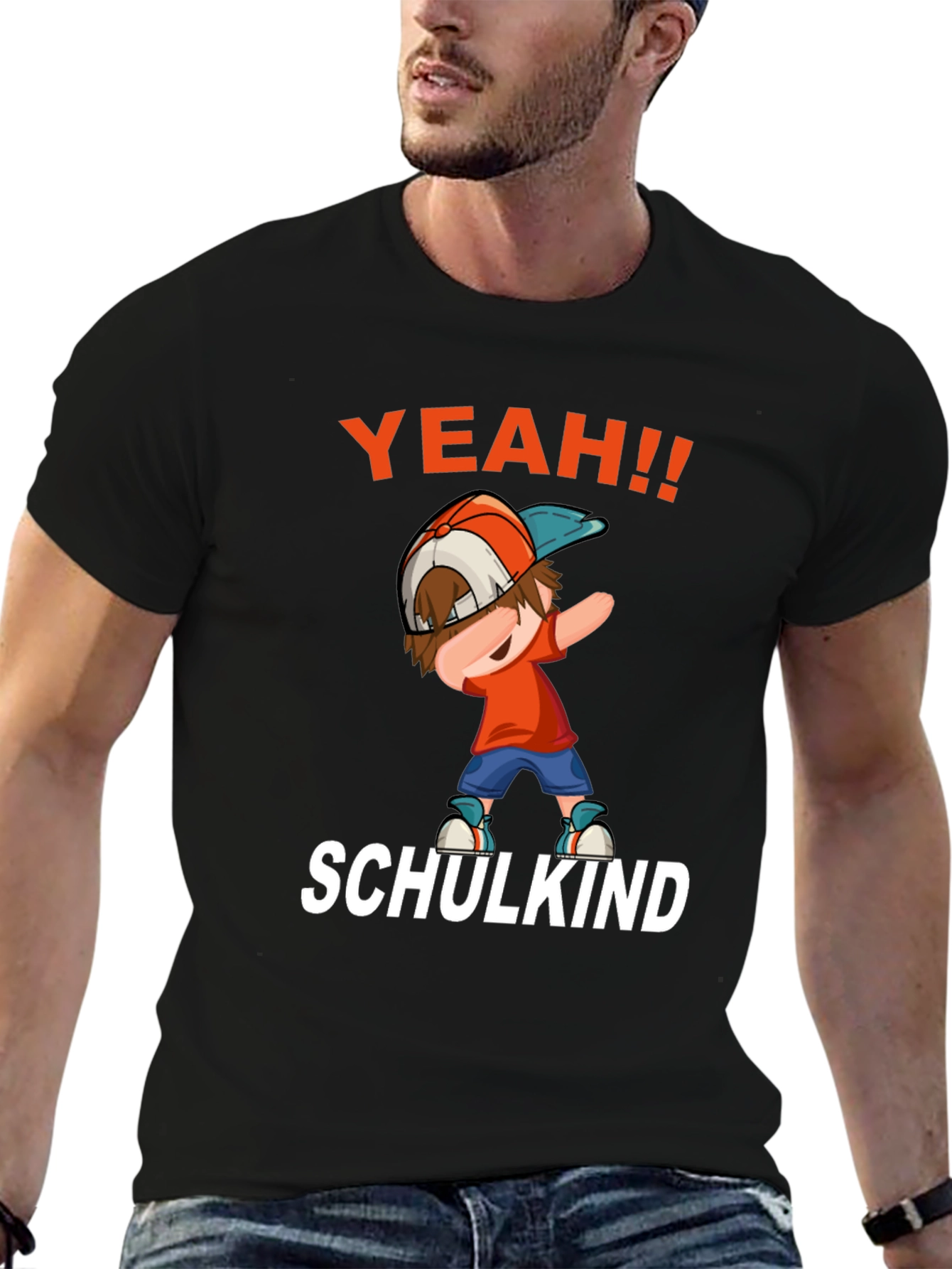 Yeah! Schulkinder T-Shirt - Fun School Tee