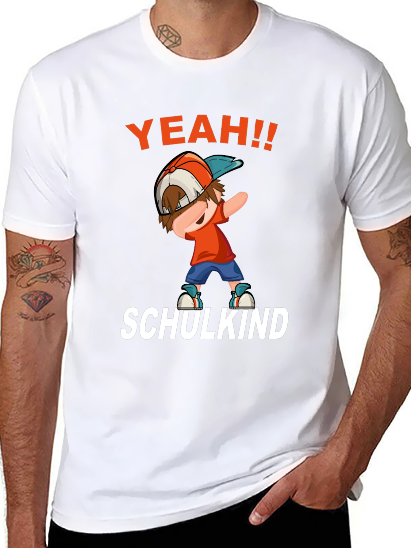 Yeah! Schulkinder T-Shirt - Fun School Tee