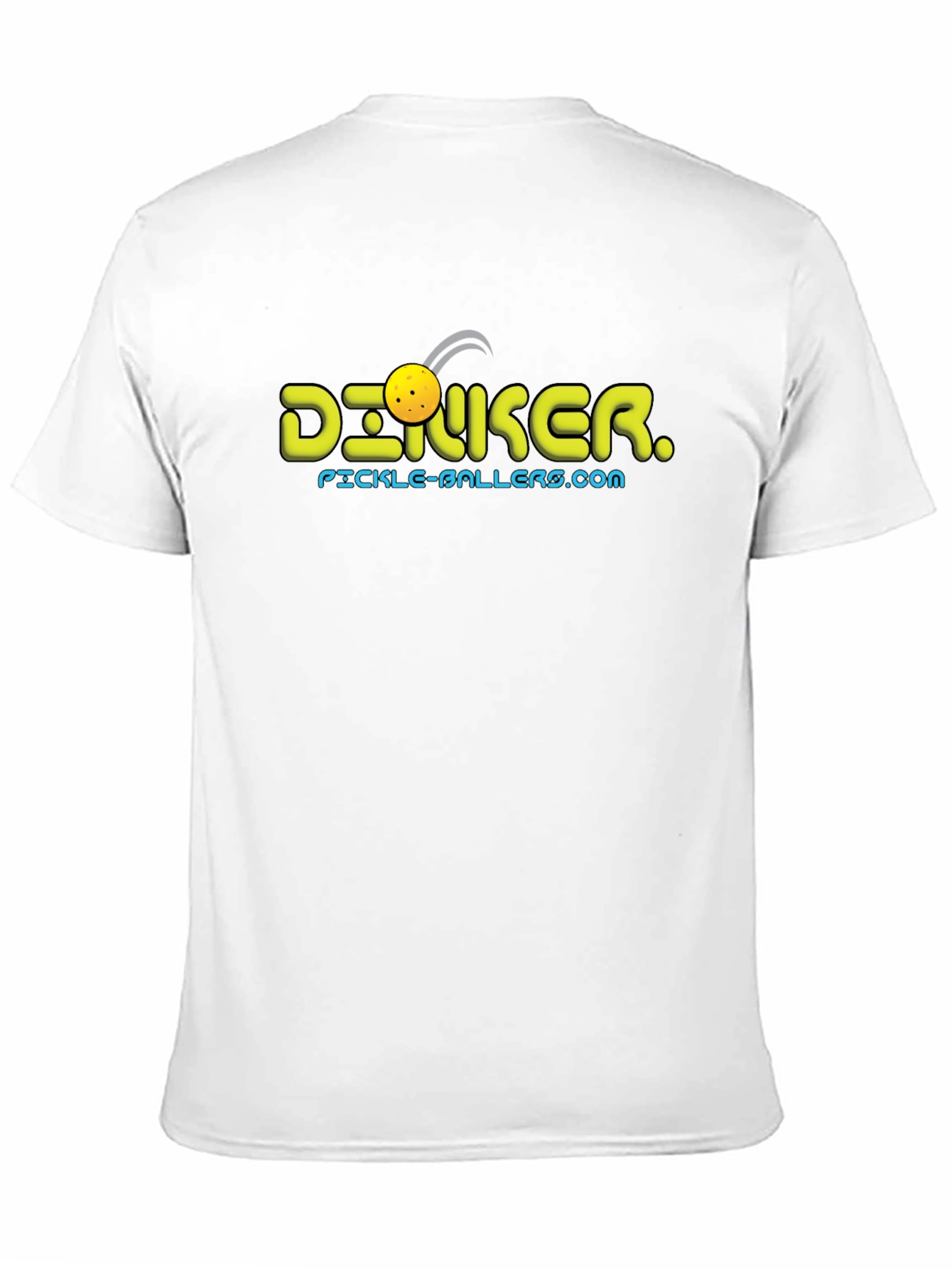 Pickleballer Black T-Shirt - Dink Graphic