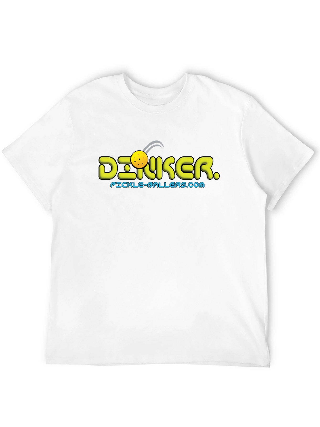 Pickleballer Black T-Shirt - Dink Graphic