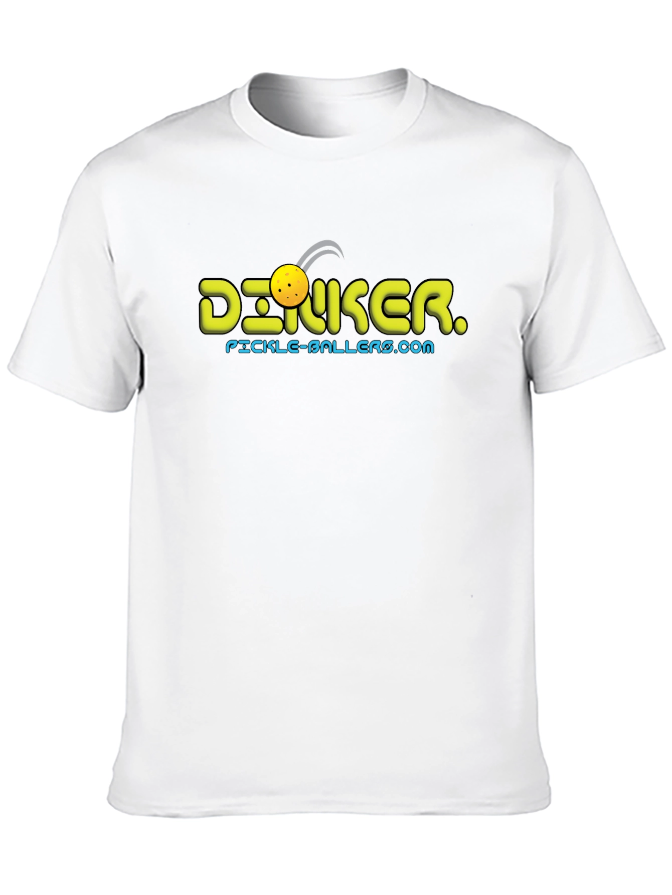 Pickleballer Black T-Shirt - Dink Graphic