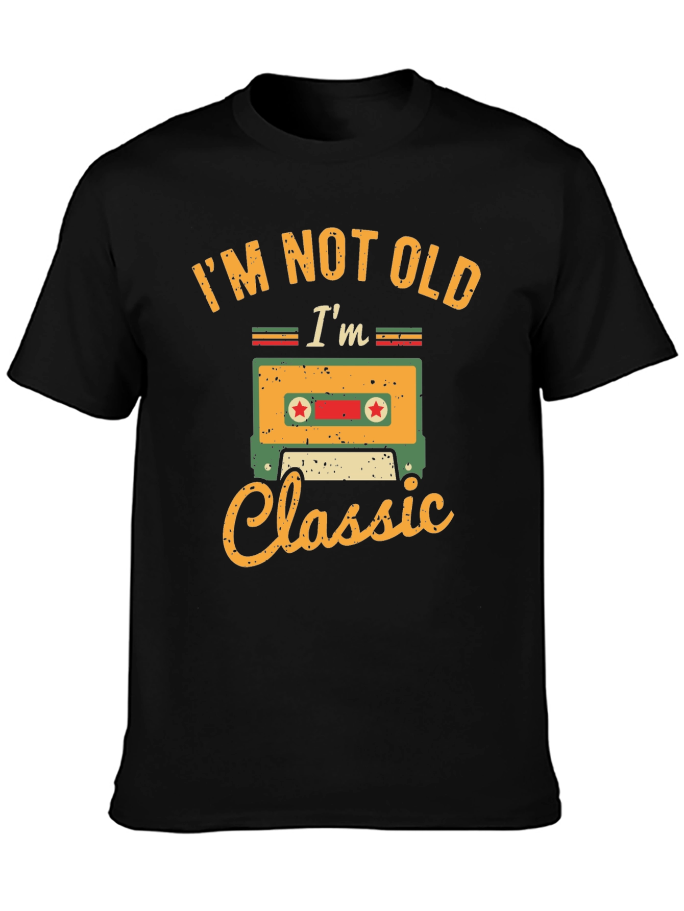Im Not Old Im Classic Cassette Tape Graphic T-Shirt