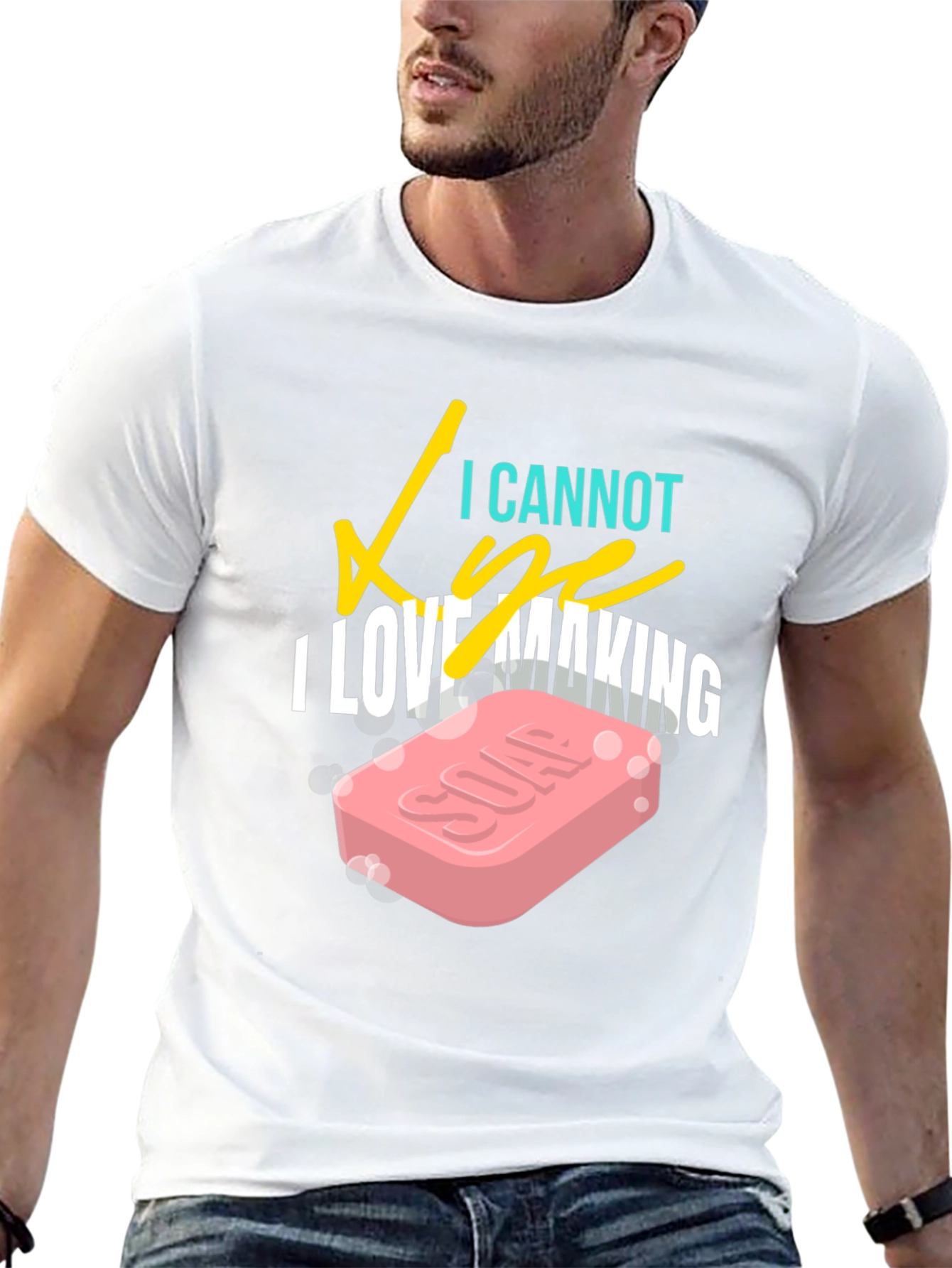 I Love Making Soap Black T-Shirt