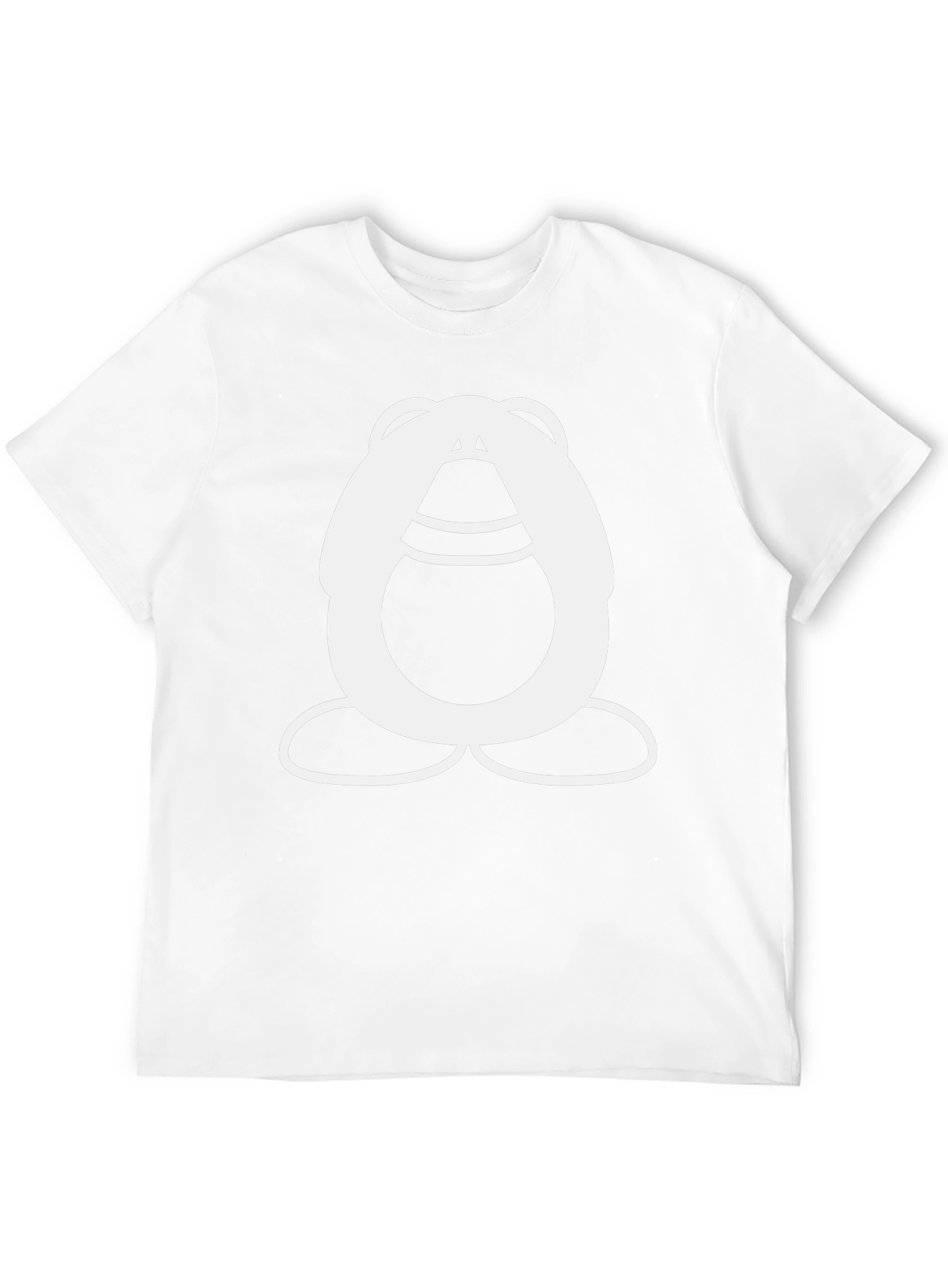 Funky Cartoon Character Black T-Shirt