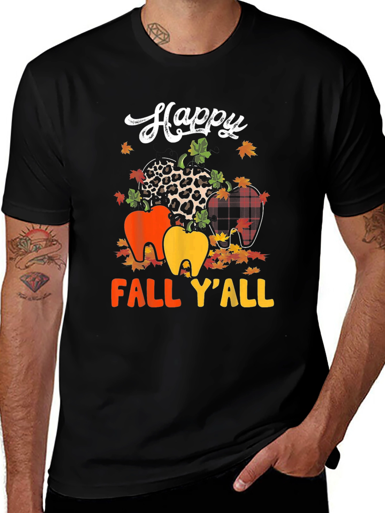 Happy Fall YAll Teeth T-Shirt