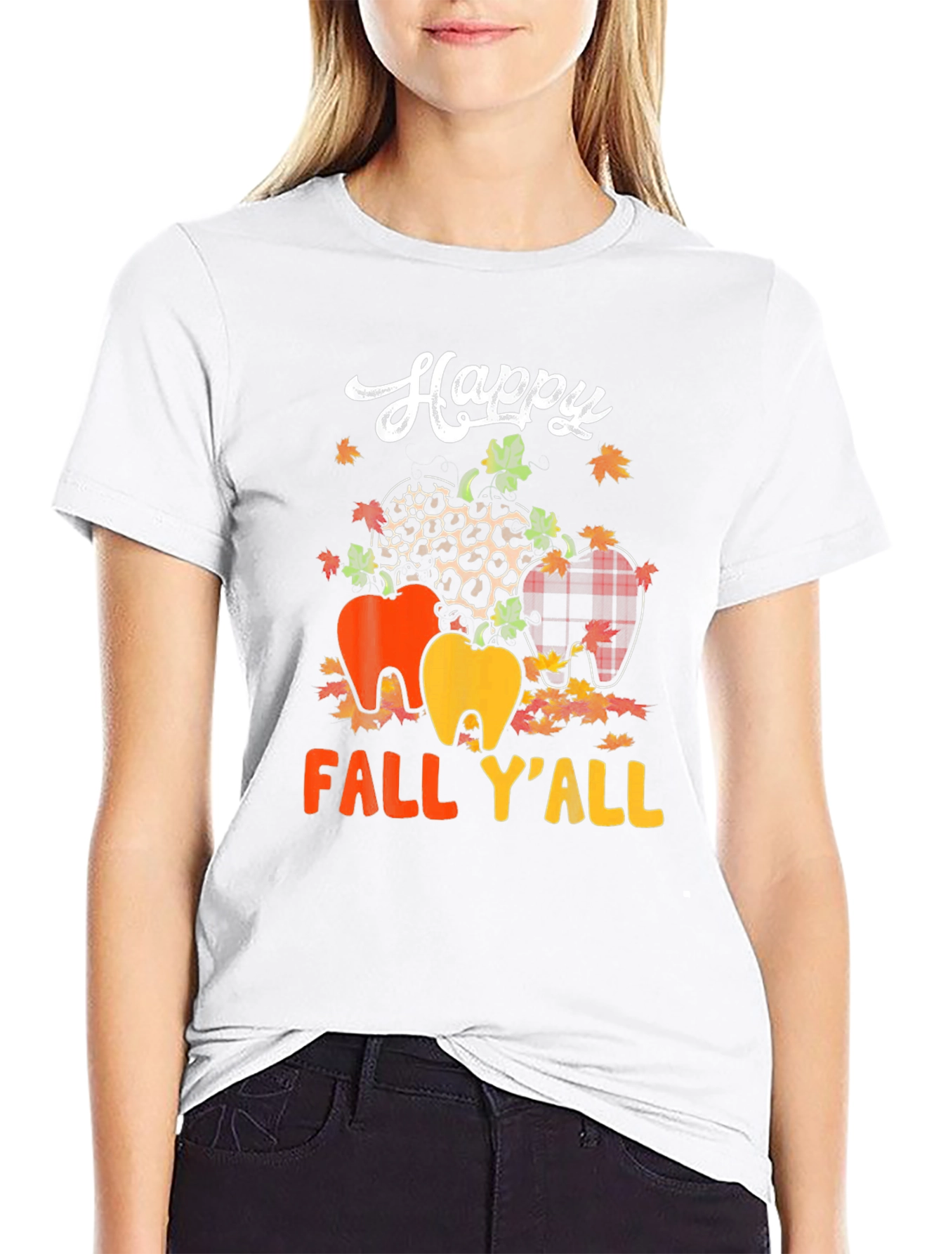 Happy Fall YAll Teeth T-Shirt