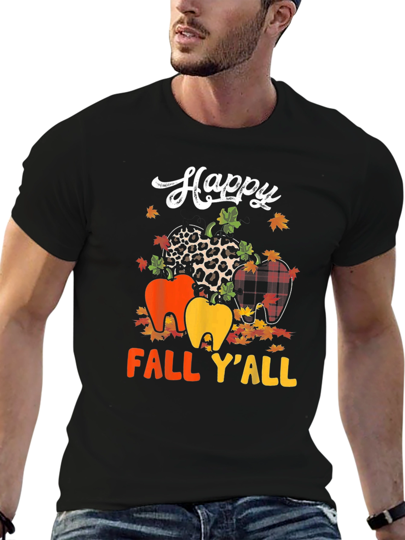 Happy Fall YAll Teeth T-Shirt