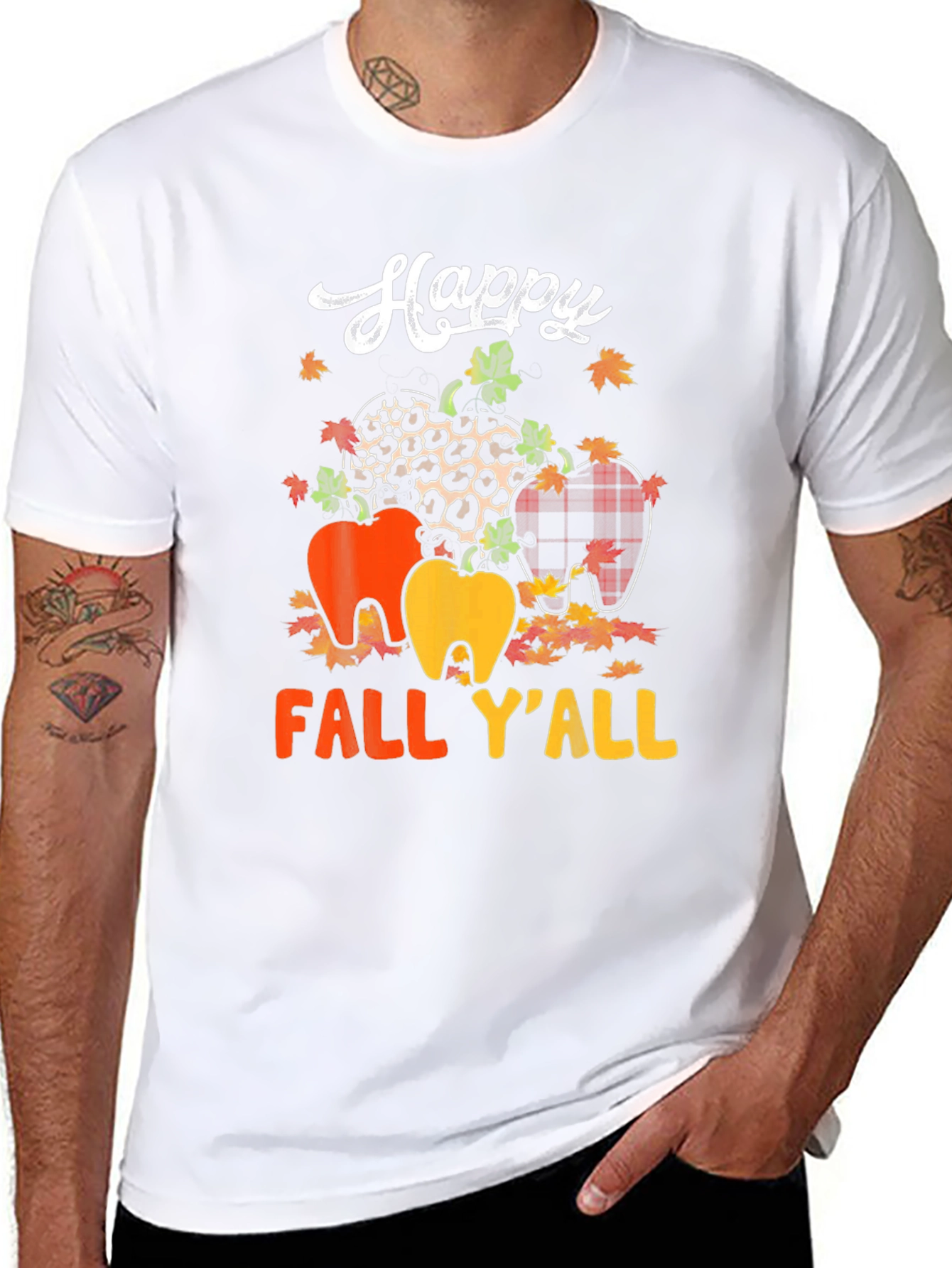 Happy Fall YAll Teeth T-Shirt