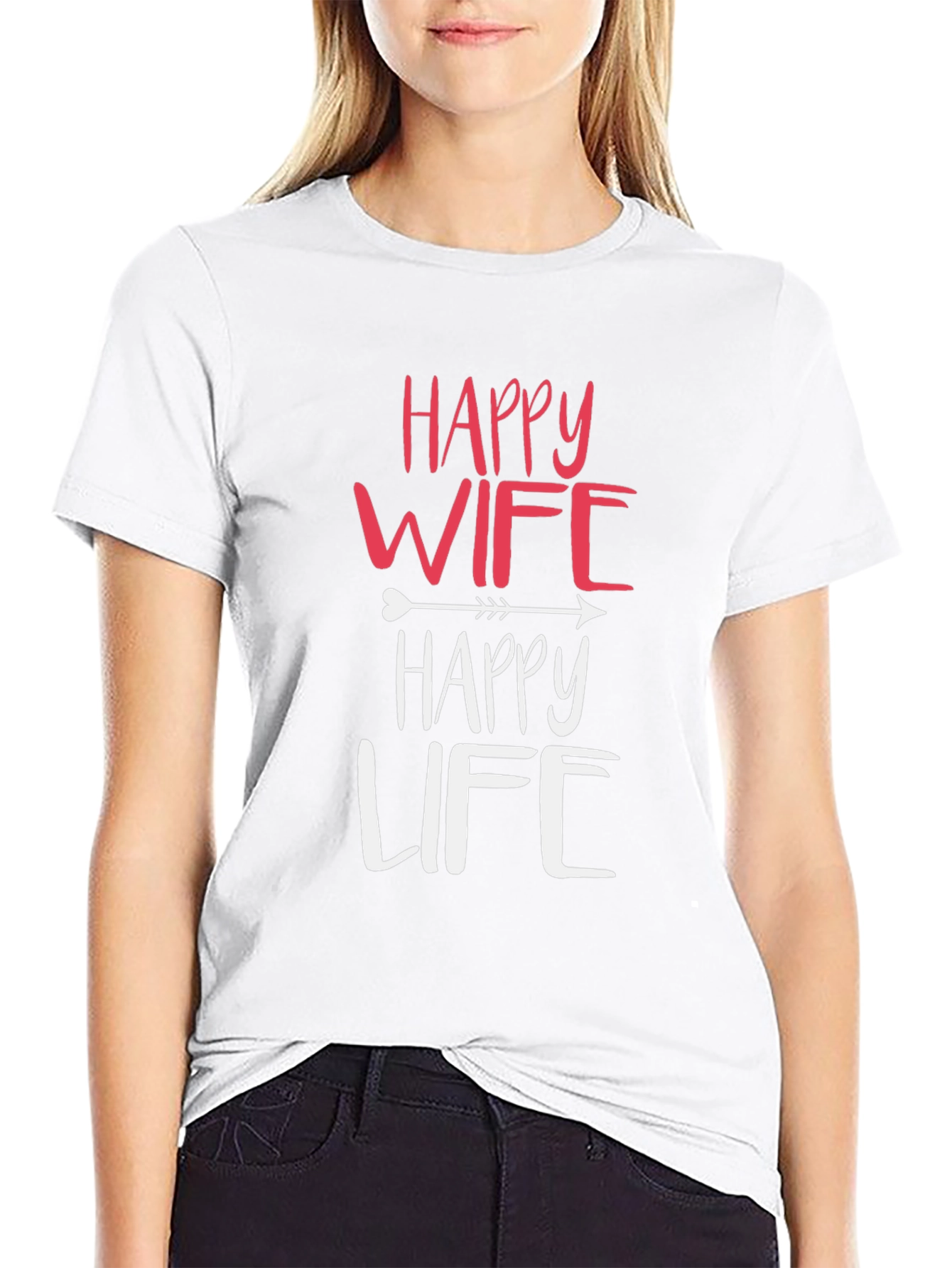 Happy Wife Happy Life Graphic Tee
