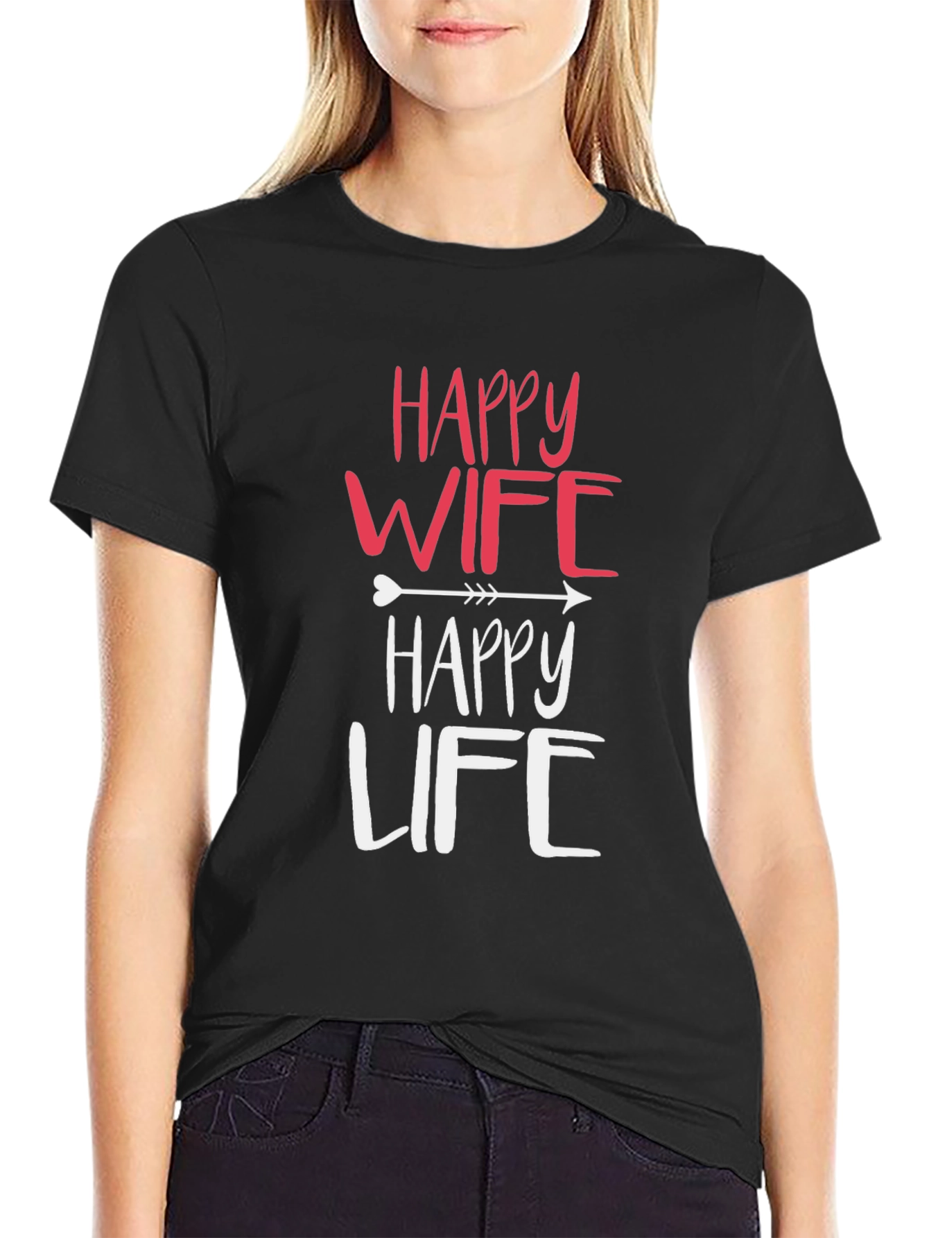 Happy Wife Happy Life Graphic Tee