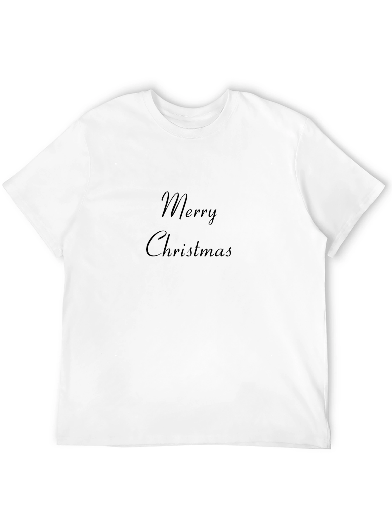 Merry Christmas Black T-Shirt