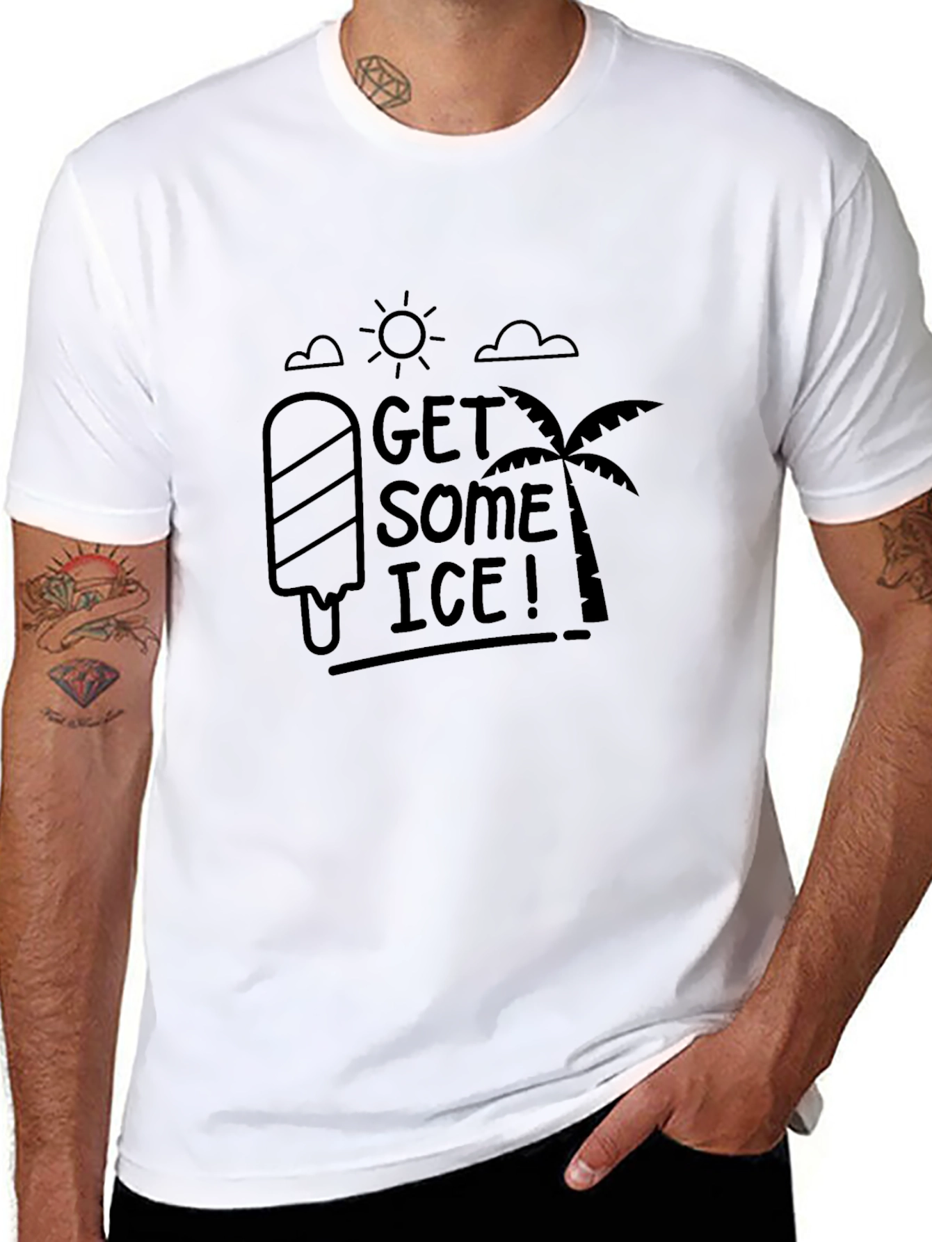 Get Some Ice T-Shirt - Summer Fun Tee