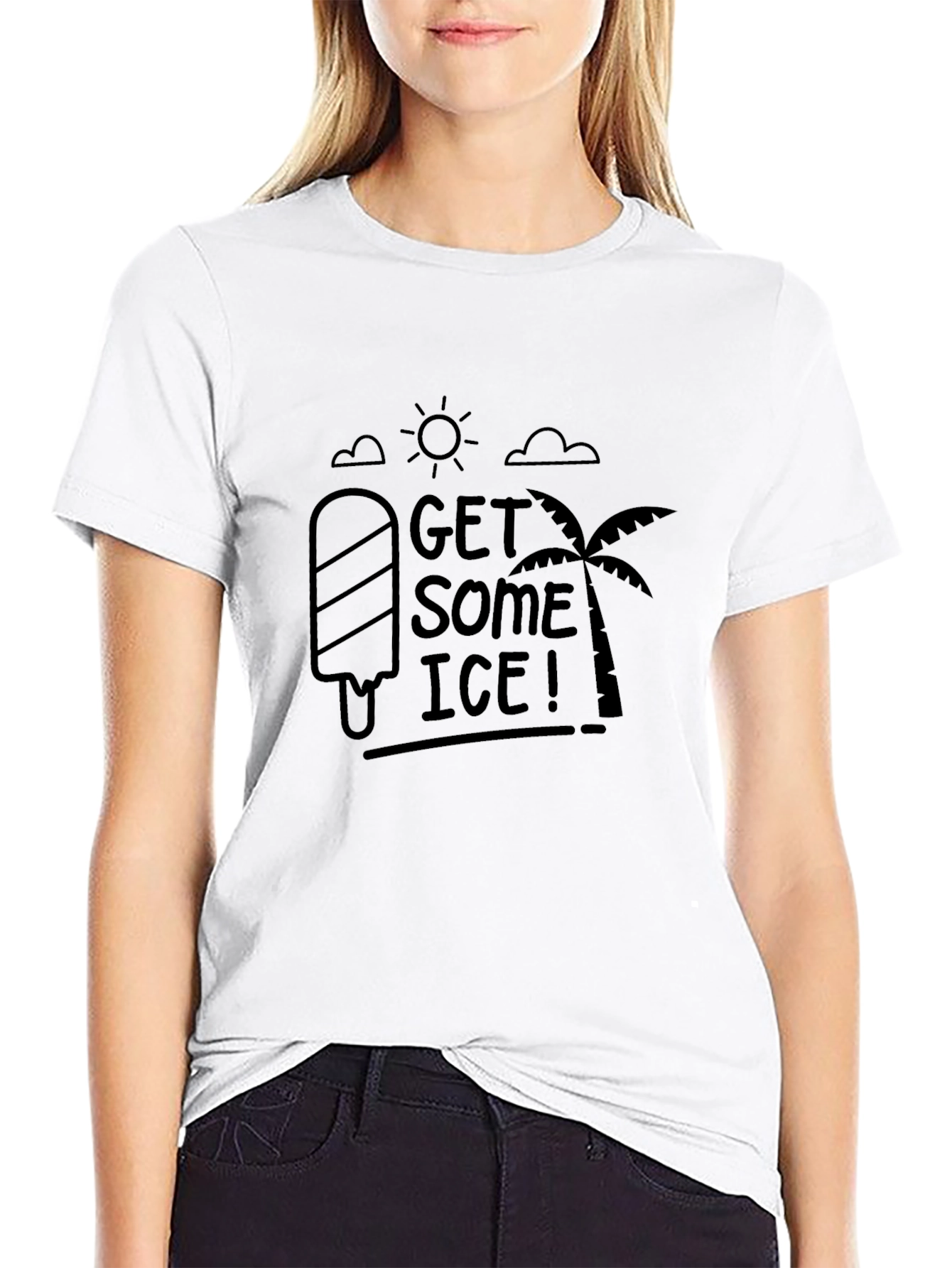 Get Some Ice T-Shirt - Summer Fun Tee