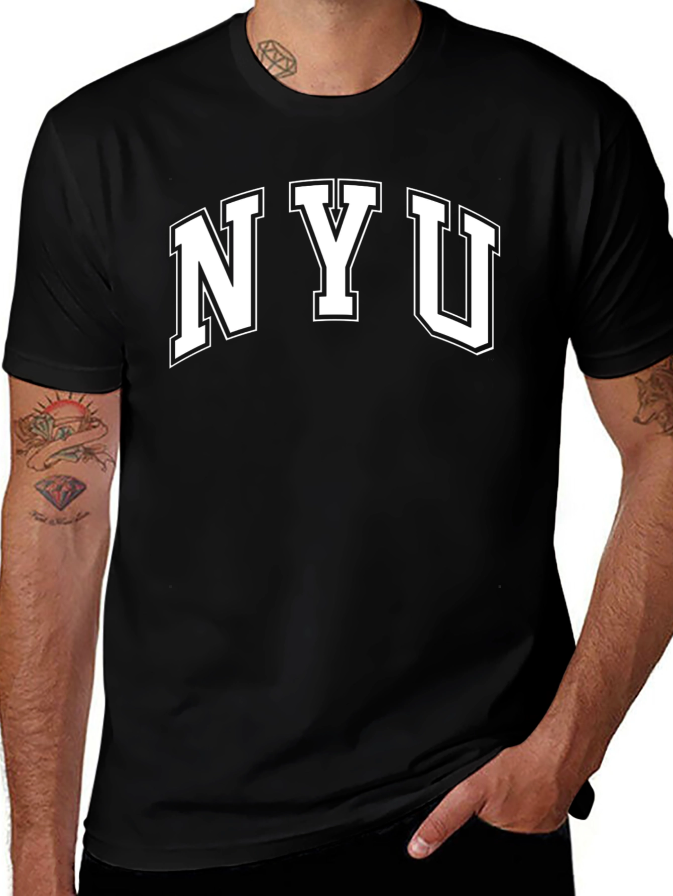 NYU Black T-Shirt
