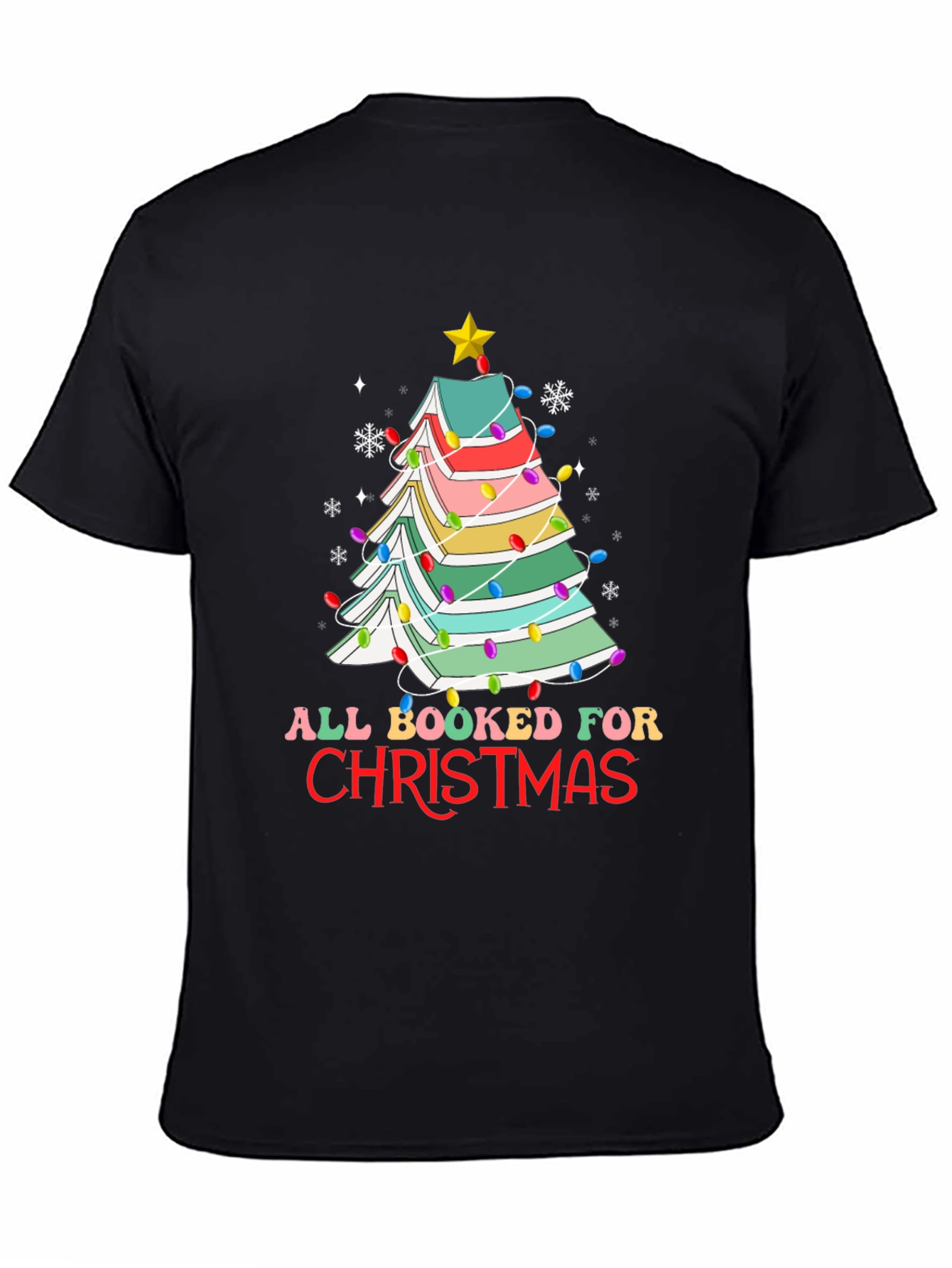 All Booked For Christmas T-Shirt