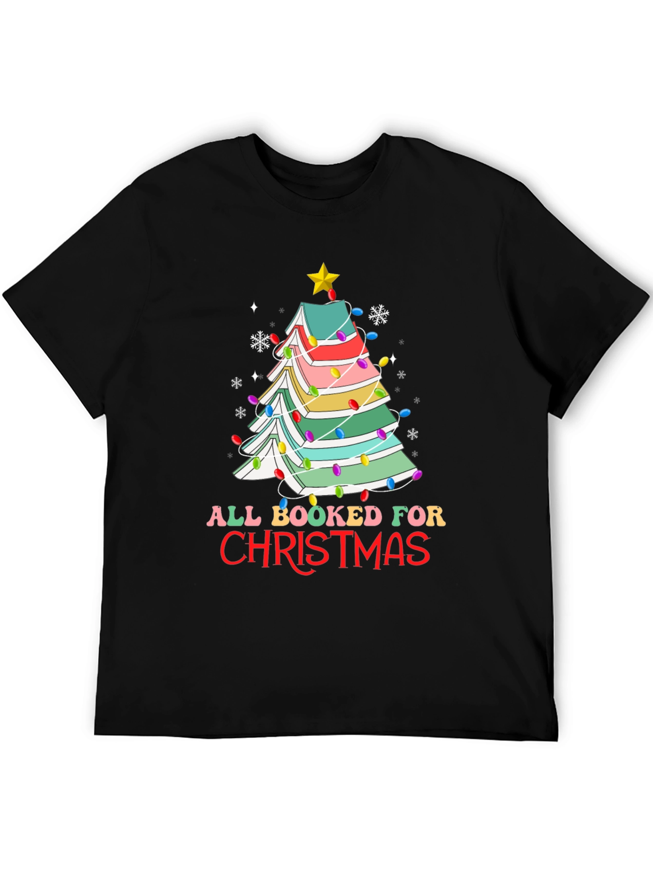 All Booked For Christmas T-Shirt