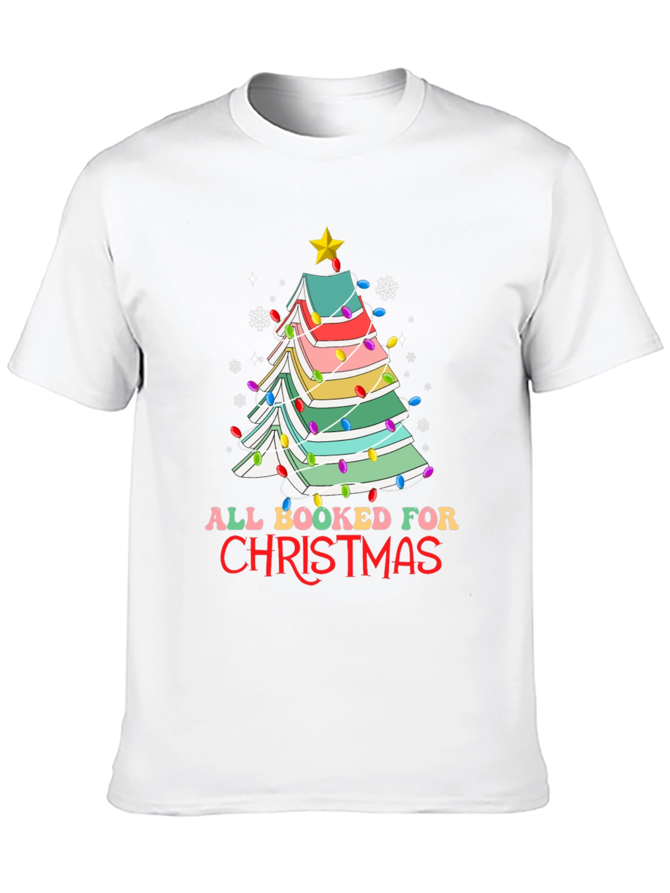 All Booked For Christmas T-Shirt